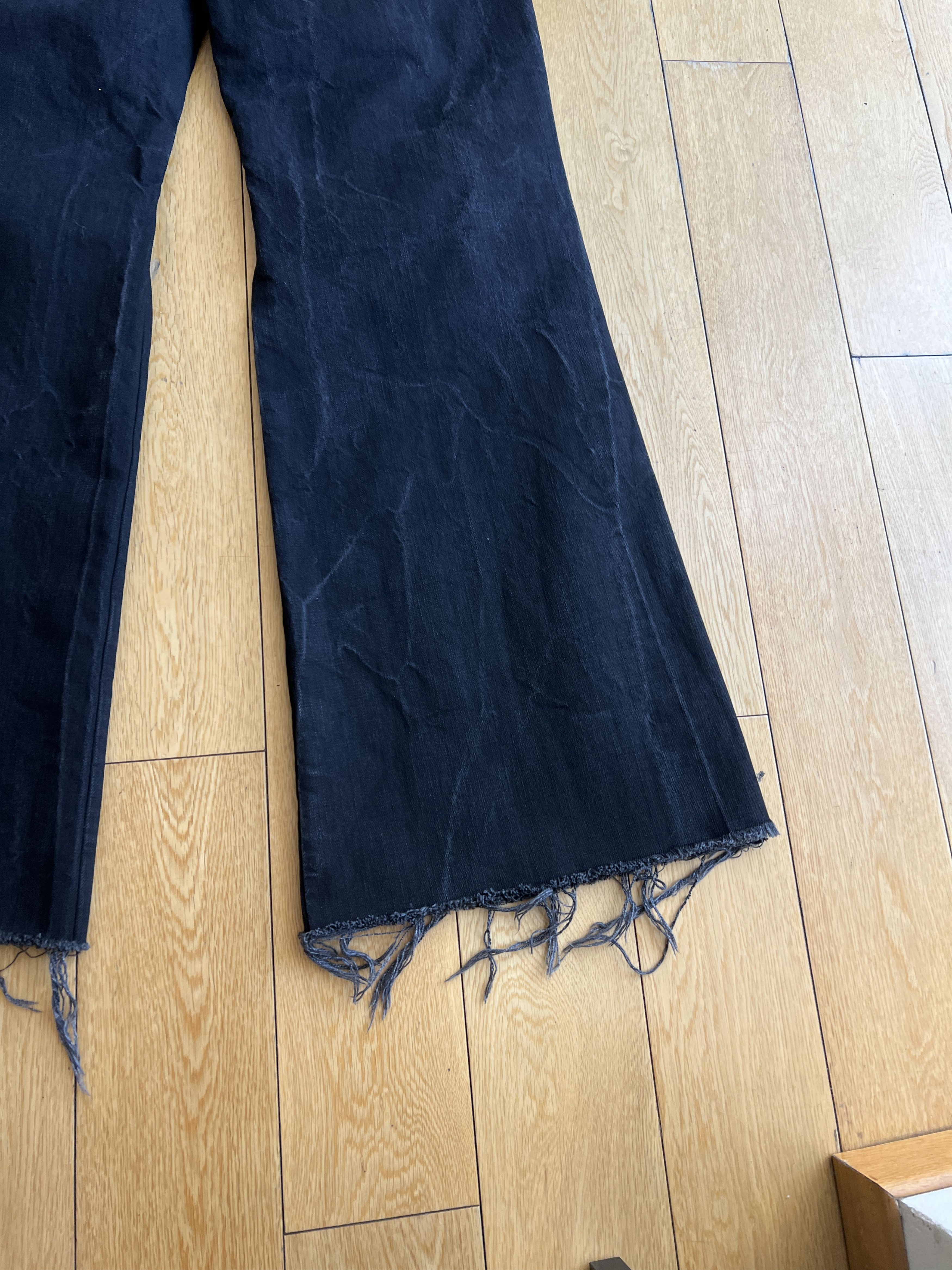 Other WASHED FLARED BIKER PANTS Size US 31 - 14 Thumbnail