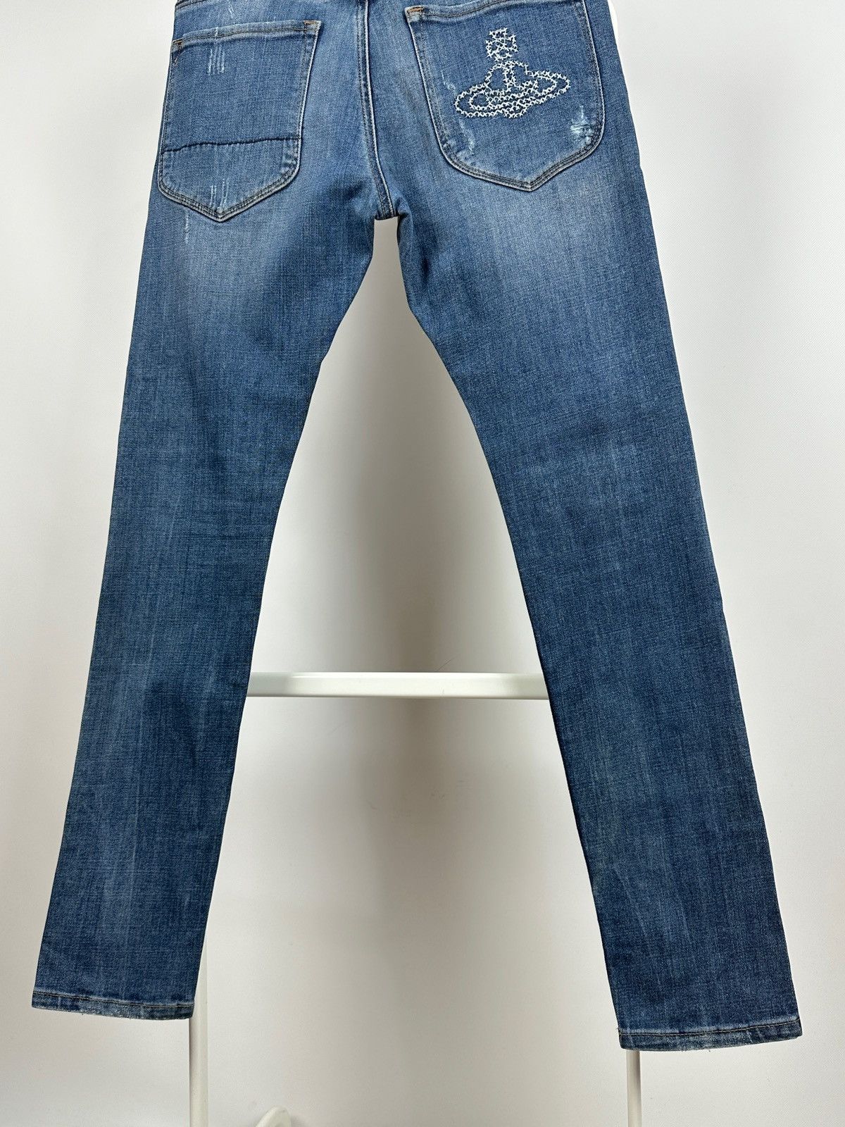 Vivienne Westwood Vivienne Westwood Anglomania Light Blue Denim Jeans Pants Size US 30 / EU 46 - 19 Thumbnail