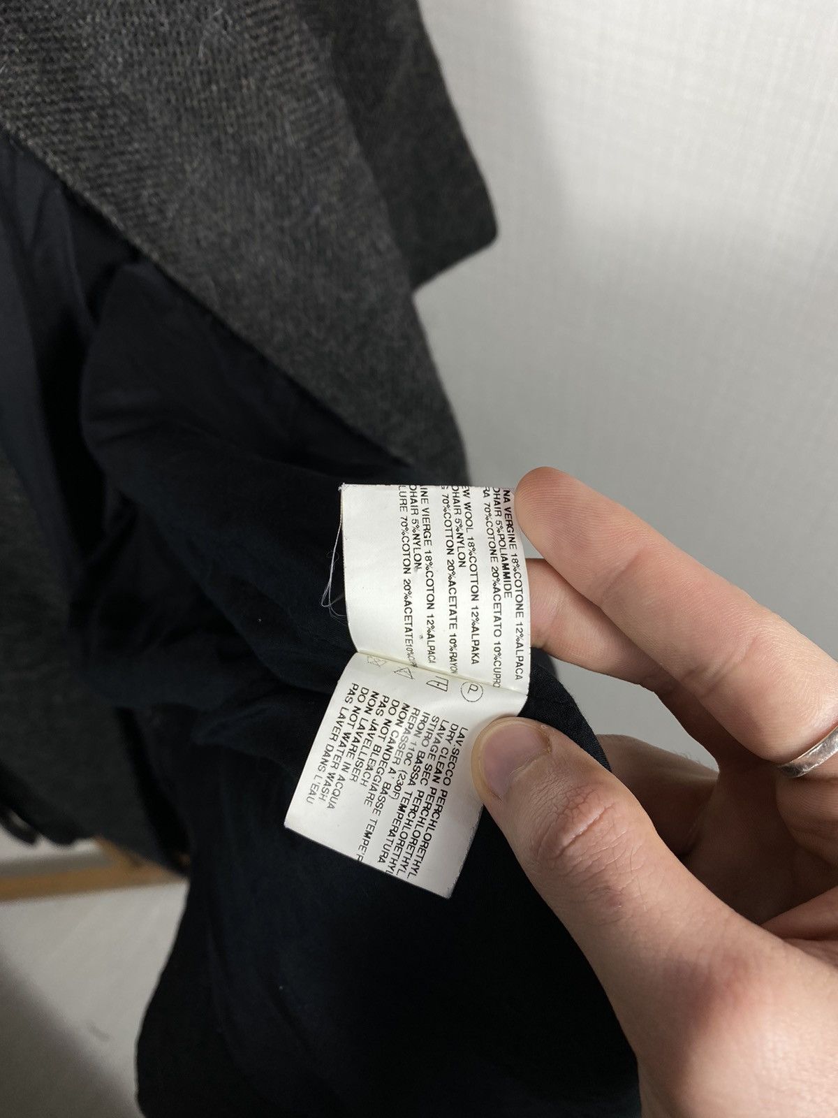 Rick Owens × Vintage Olmar & Mirta Anthracite Coat Size S / US 4 / IT 40 - 14 Thumbnail