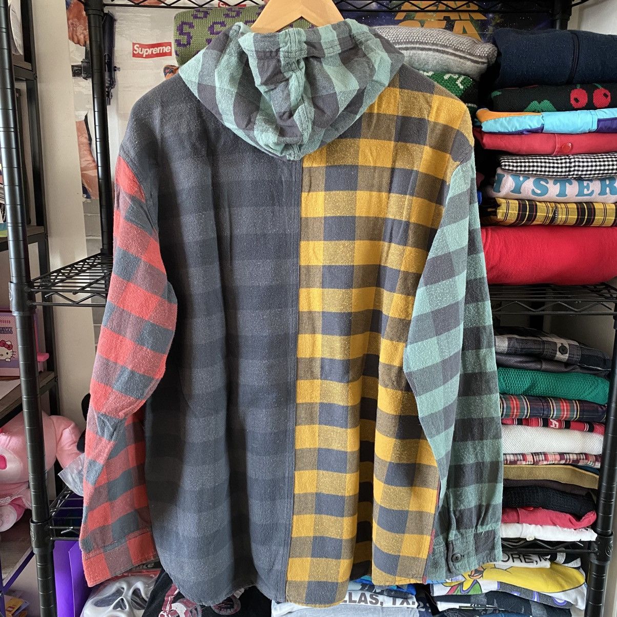 Supreme Supreme Hooded Buffalo Plaid Flannel Shirt Multicolor 2017 Size US L / EU 52-54 / 3 - 5 Thumbnail