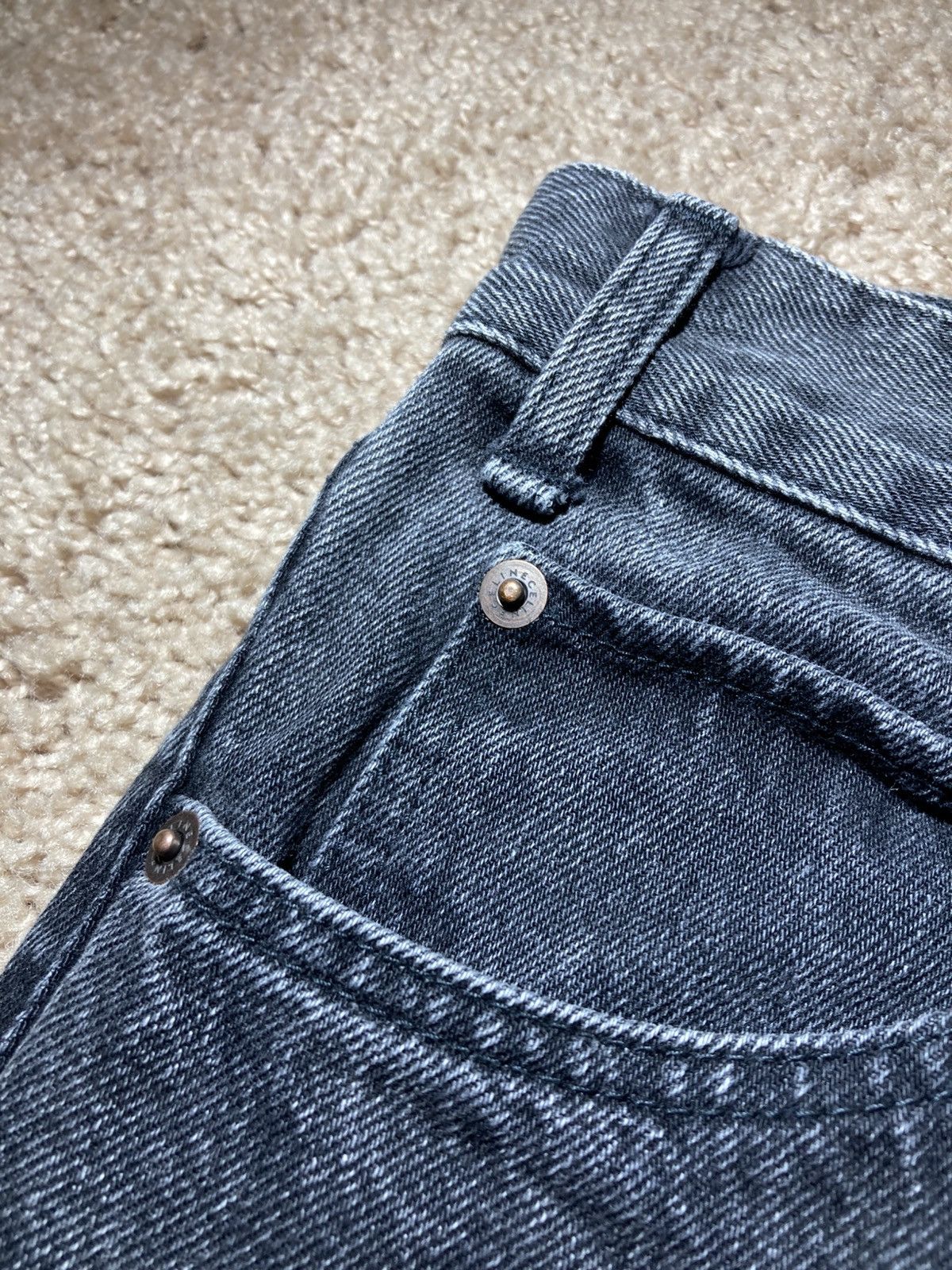Celine SS23 Celine Kurt Jeans Charcoal Relaxed 90s 2023 Size US 27 - 4 Thumbnail