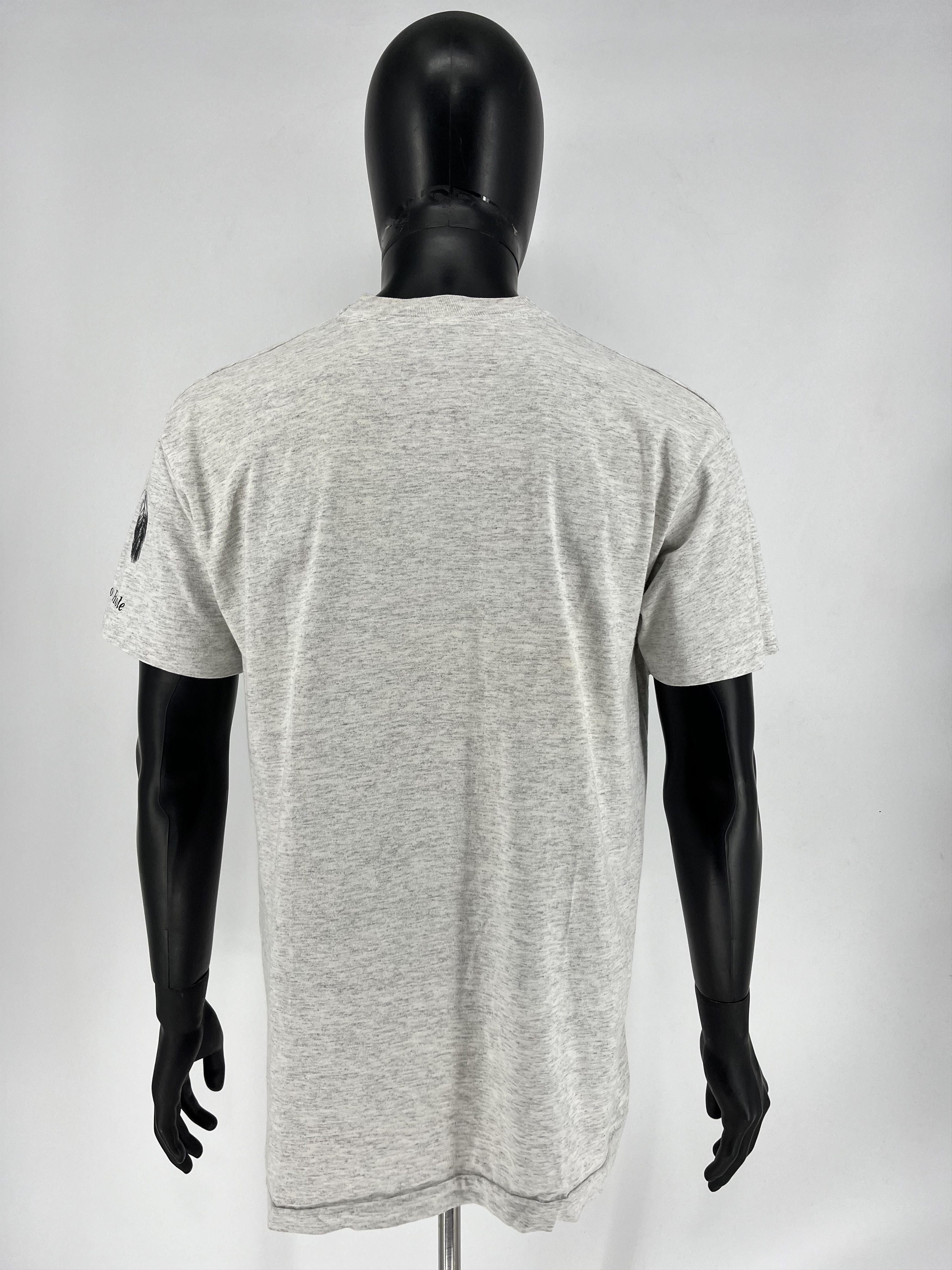 Fruit Of The Loom Vintage Wolf Jackson Hole T Shirt Single Stitch Graphic Tee Size US L / EU 52-54 / 3 - 11 Thumbnail