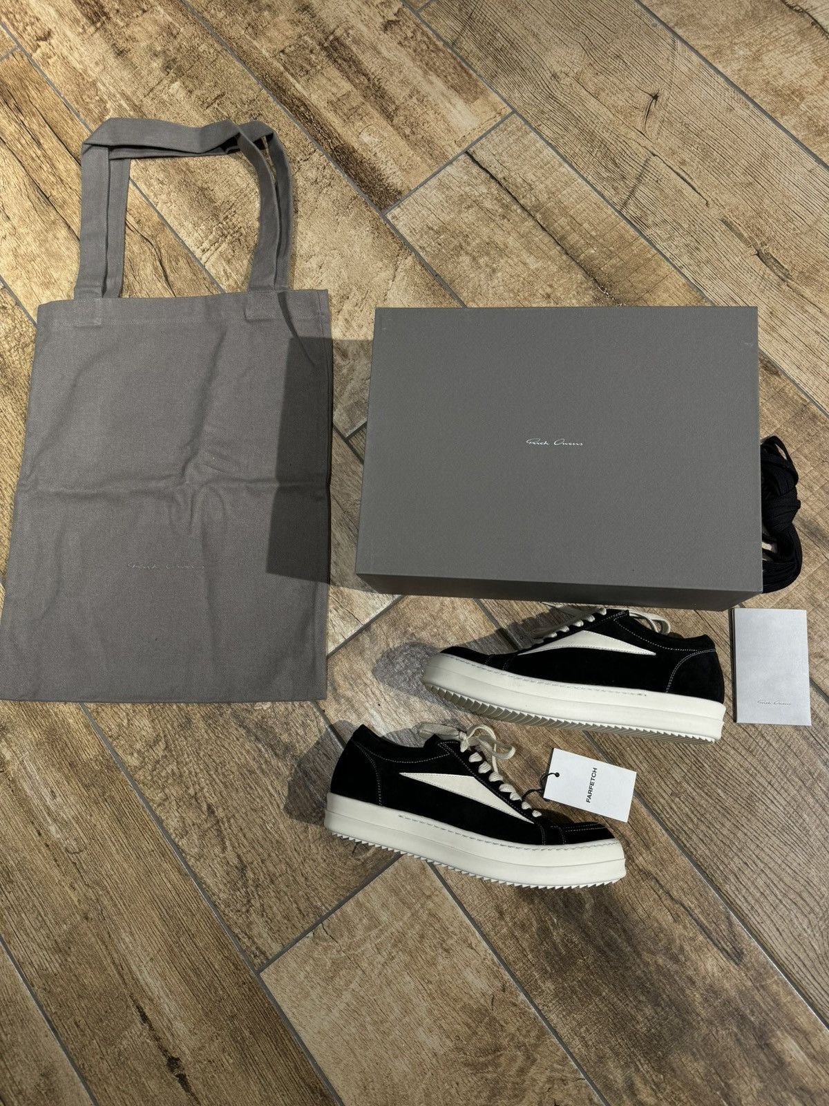 Rick Owens Rick owens vintage sneakers balck suade Size US 8 / EU 41 - 1 Thumbnail