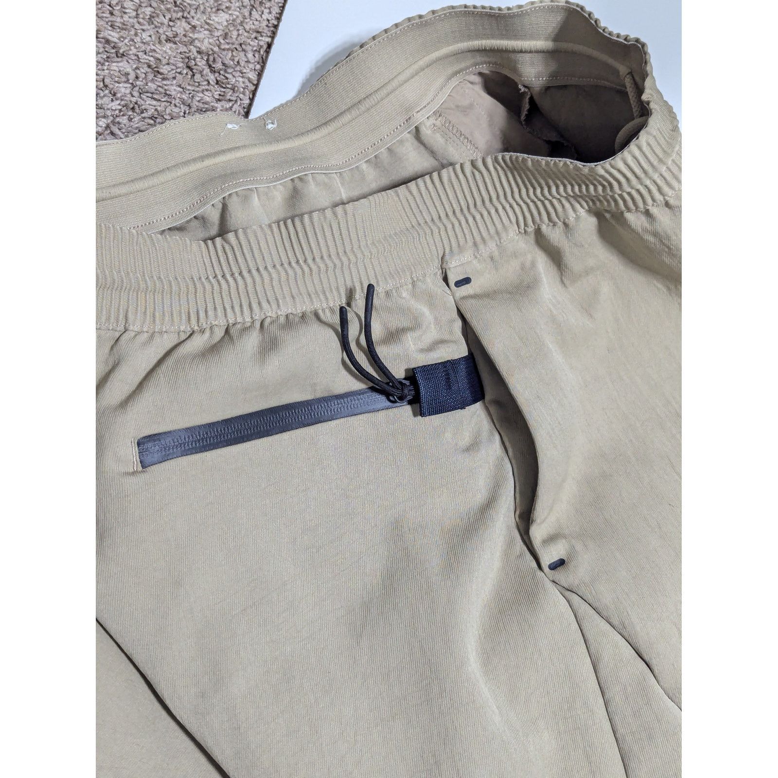 Nike Nike Tech Pack Woven Crop Pants Tan Khaki Mens Large Workout Size US 36 / EU 52 - 6 Thumbnail
