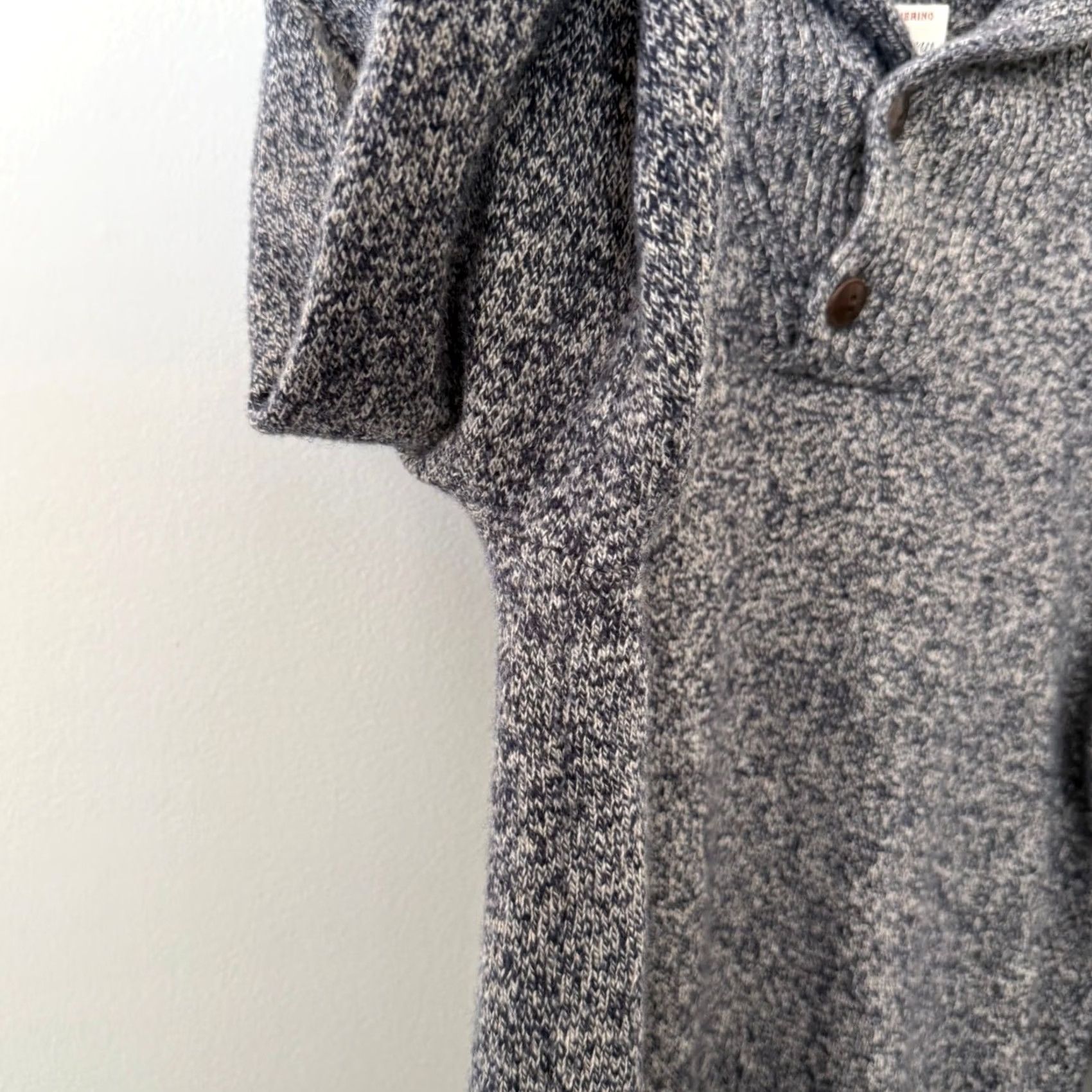 J.Crew J.CREW Gray Merino Wool Knit Sweater Pullover M Regular Men Minimal-Office Scandi Preppy Size US M / EU 48-50 / 2 - 6 Thumbnail