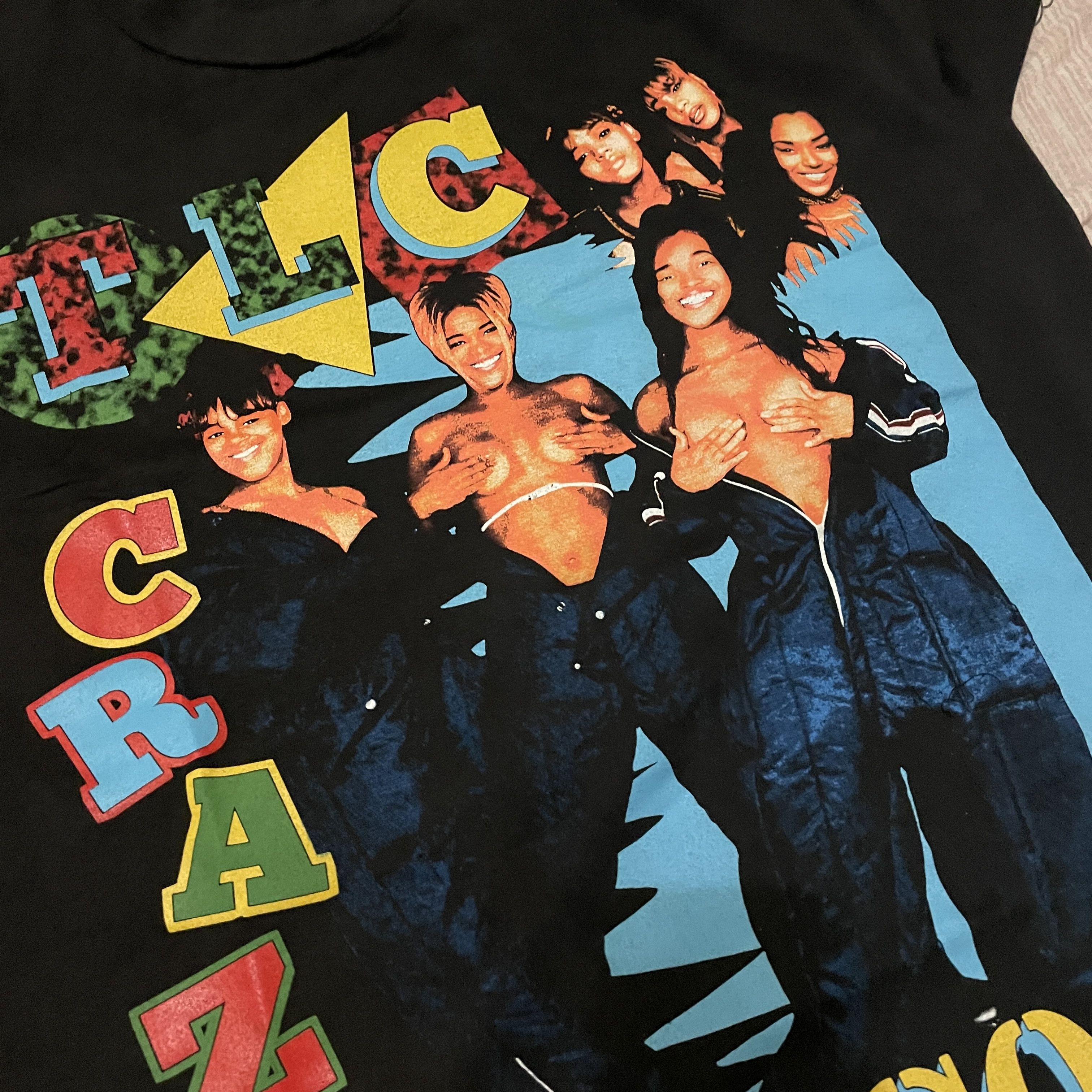 Vintage Limited ! TLC Girl Group Band Rap Tees Tshirt XL | Grailed