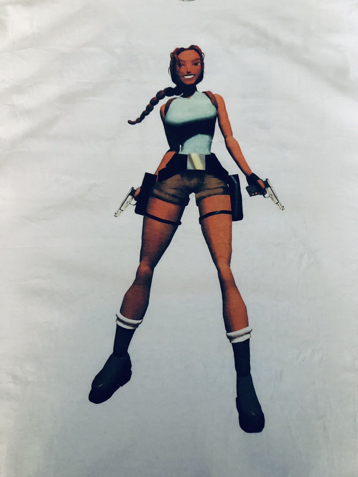 Playstation Tomb Raider Lara Croft 1997 Tee Size US L / EU 52-54 / 3 - 4 Thumbnail