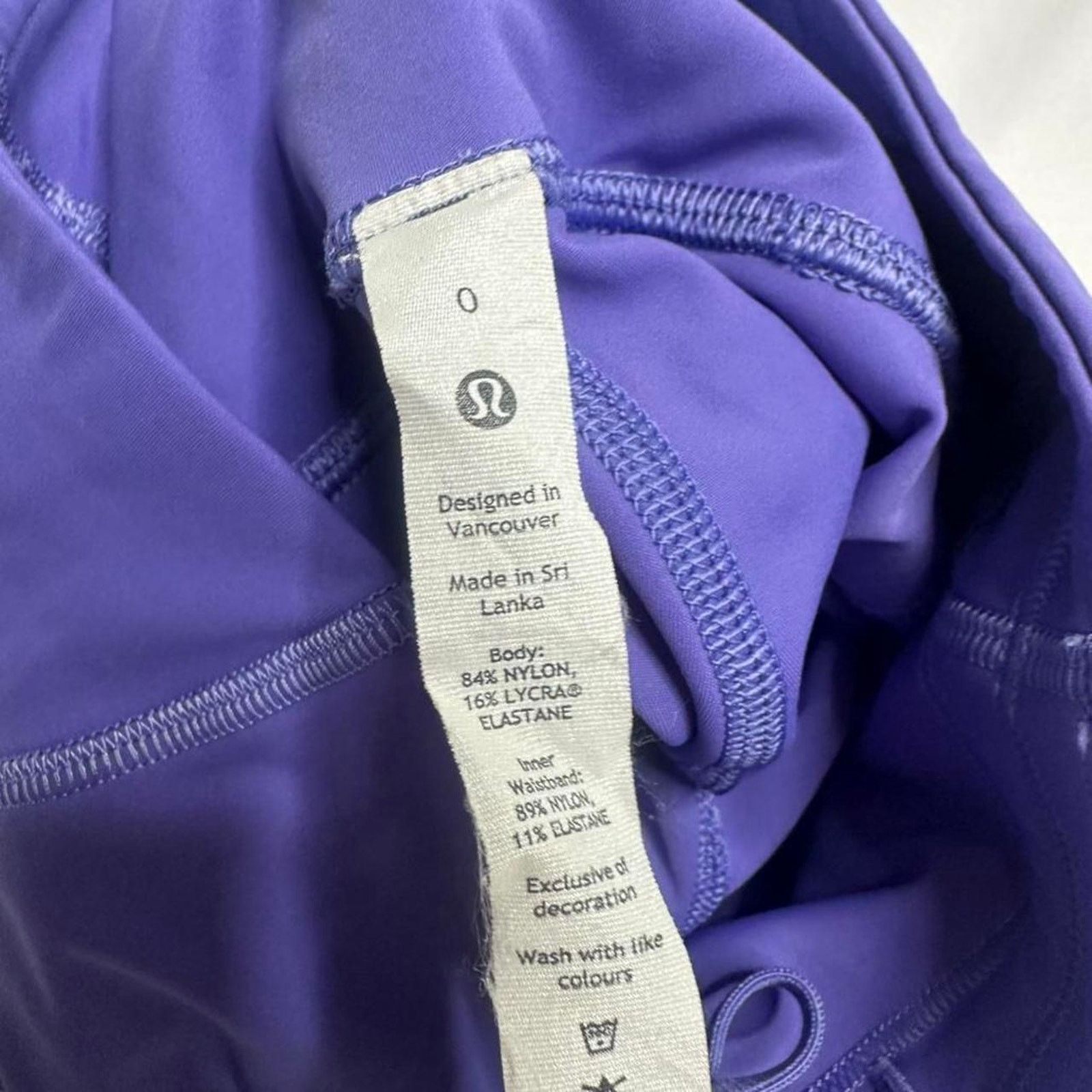 Lululemon Lululemon Base HighRise Short In Color Chared Indigo Size 0 Size 25" / US 0 / IT 36 - 5 Thumbnail