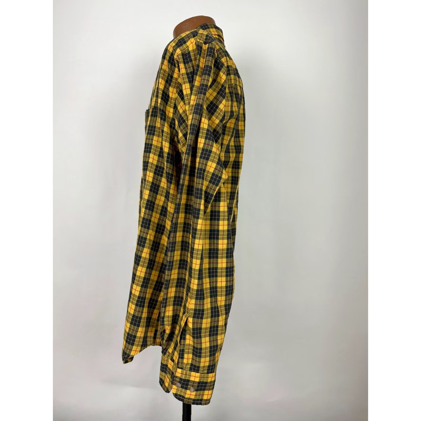 Gap VINTAGE Gap Shirt Men Large Plaid Yellow 80s Button-Up Casual Long Sleeve Cotton Polyester Size US L / EU 52-54 / 3 - 7 Thumbnail