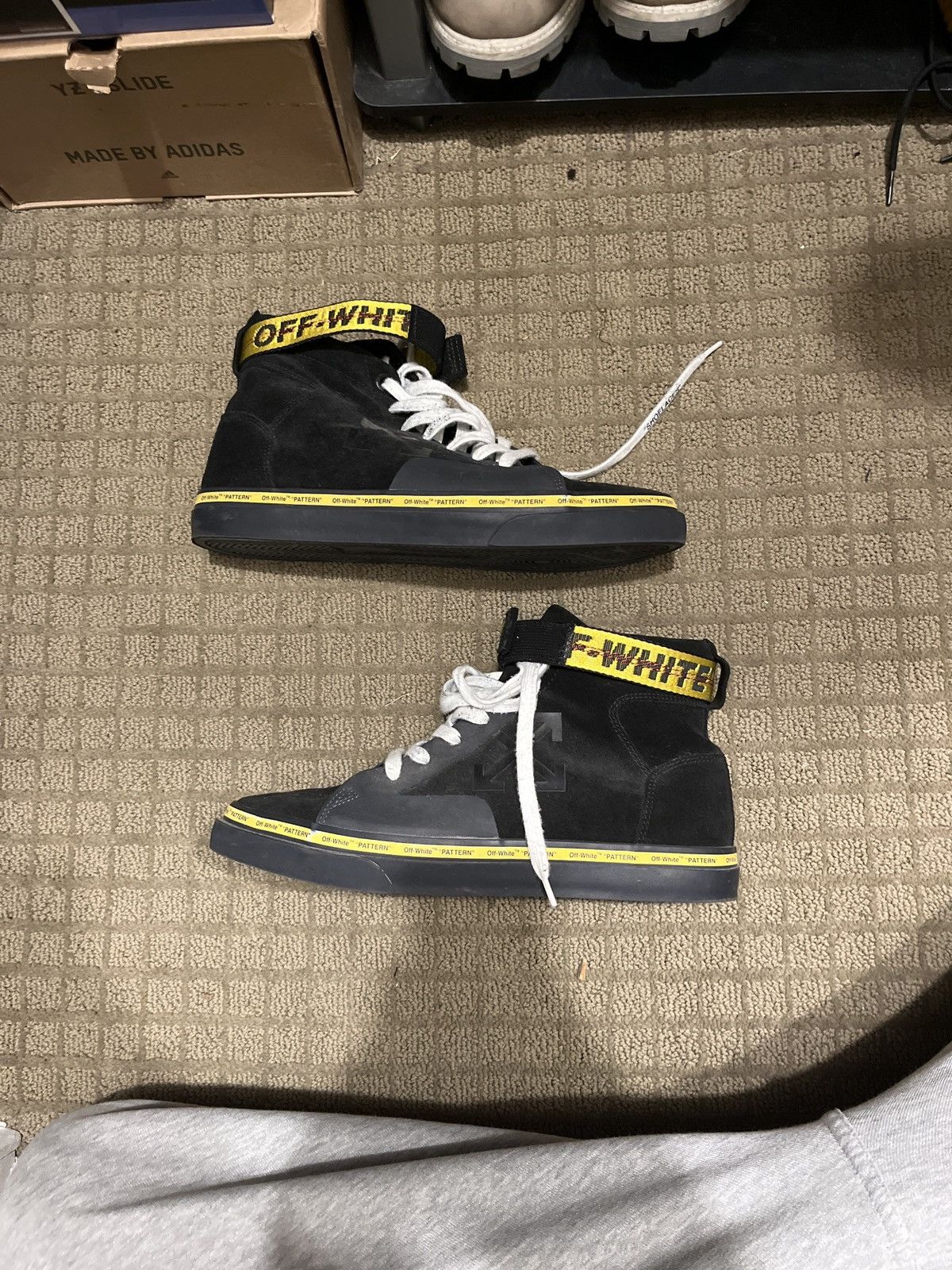 Off-White Offwhite high top black sneakers Size US 10 / EU 43 - 1 Thumbnail