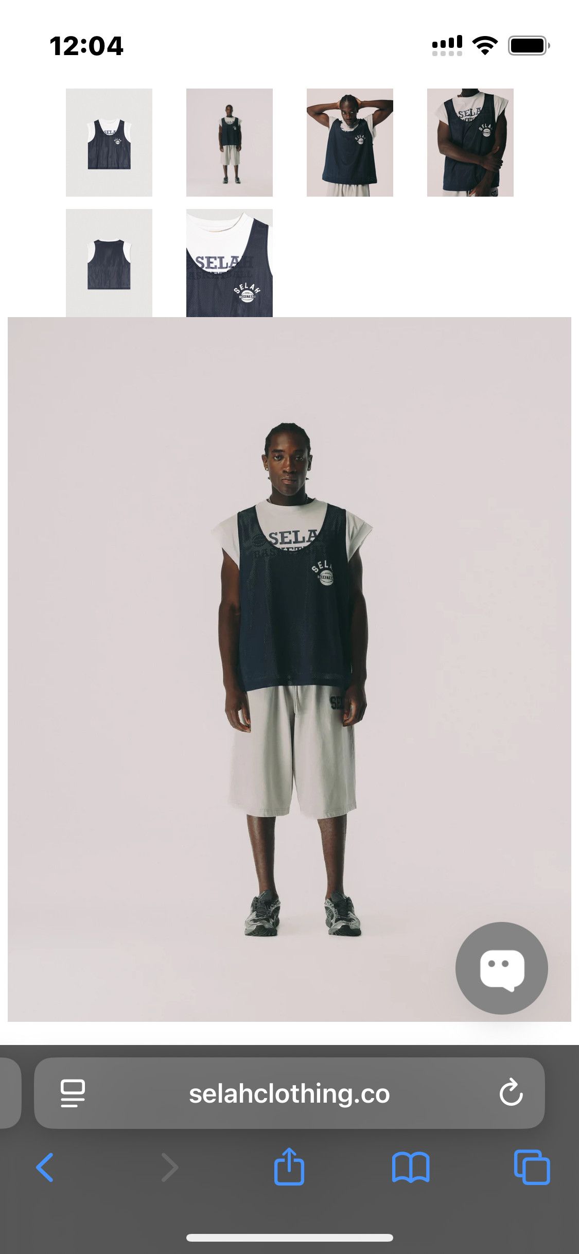 Other "SELAH BASKETBALL" PRACTICE JERSEY CUT OFF TEE Size US L / EU 52-54 / 3 - 6 Thumbnail