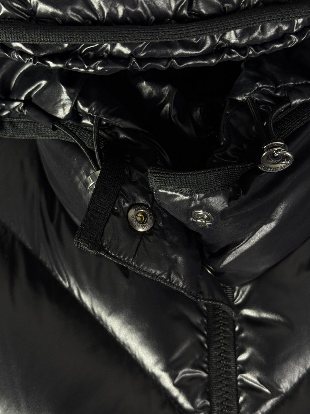 Moncler Moncler Black Brouel Hooded Quilted Jacket Goose Down Size 5 Size L / US 10 / IT 46 - 11 Thumbnail