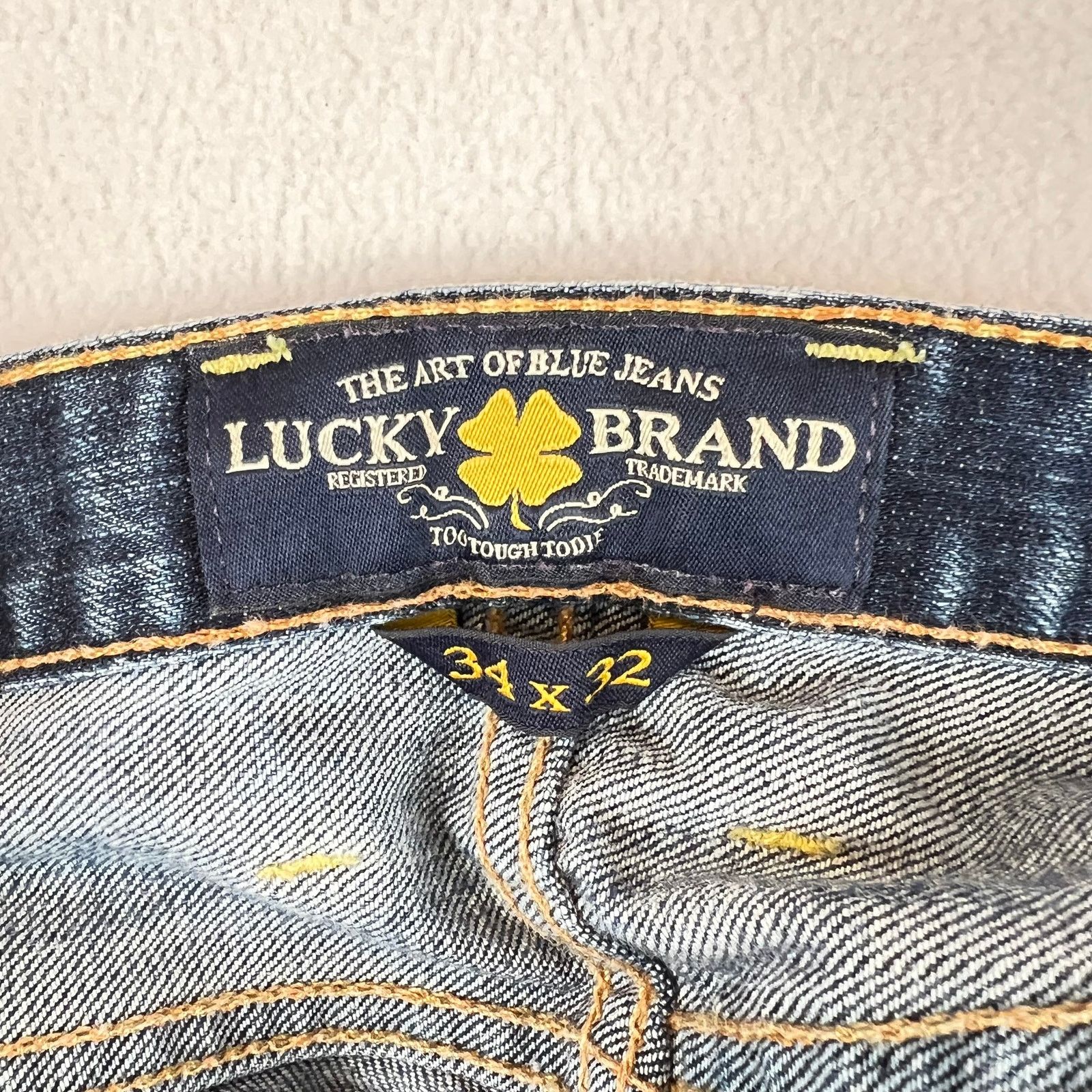 Lucky Brand Lucky Brand jeans mens 34x32 329 Classic Straight Blue Denim Size US 34 / EU 50 - 8 Thumbnail