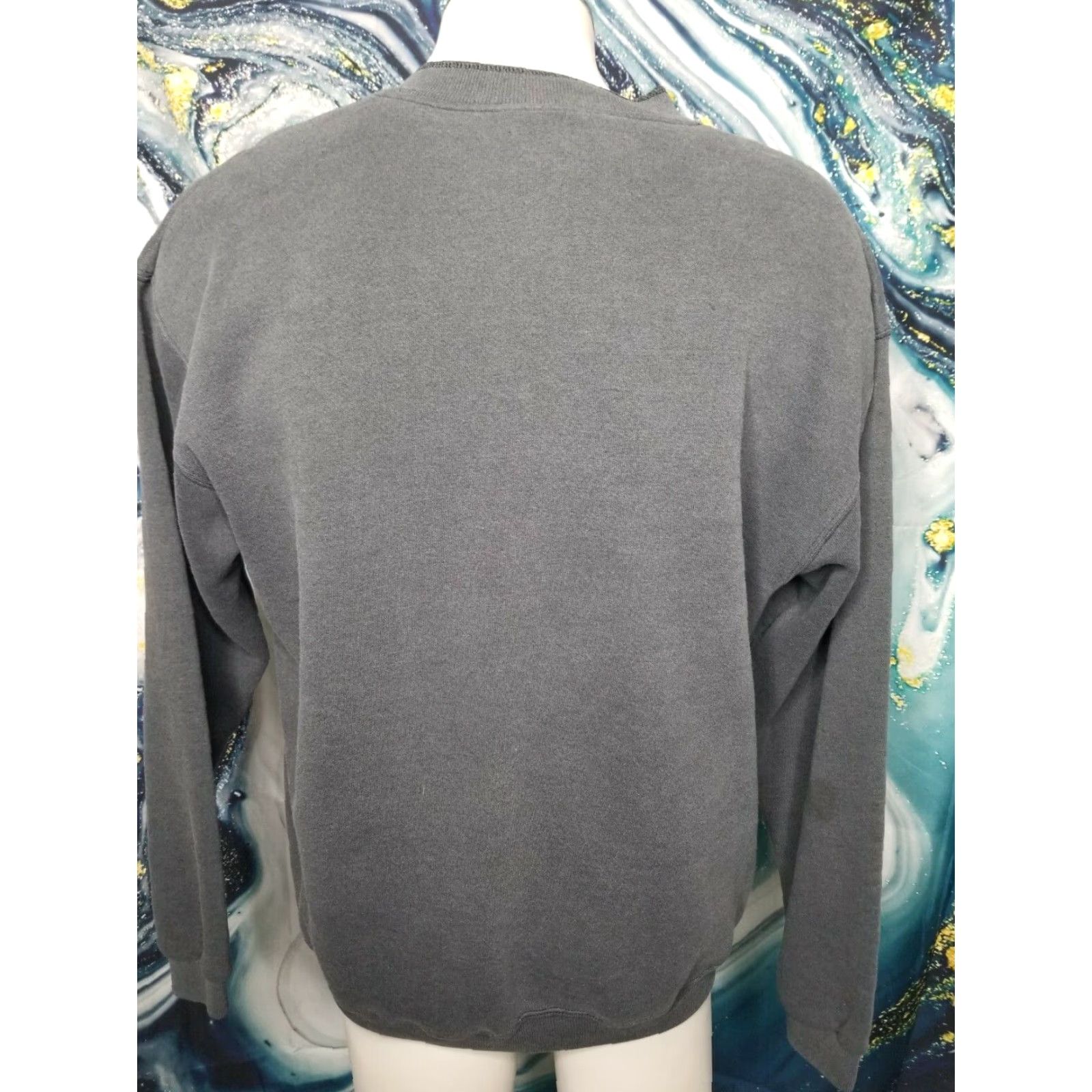 Lee VINTAGE 90s Mens L Lee Heavyweight Double Button Crew Neck Sweatshirt USA Made Size US L / EU 52-54 / 3 - 3 Thumbnail