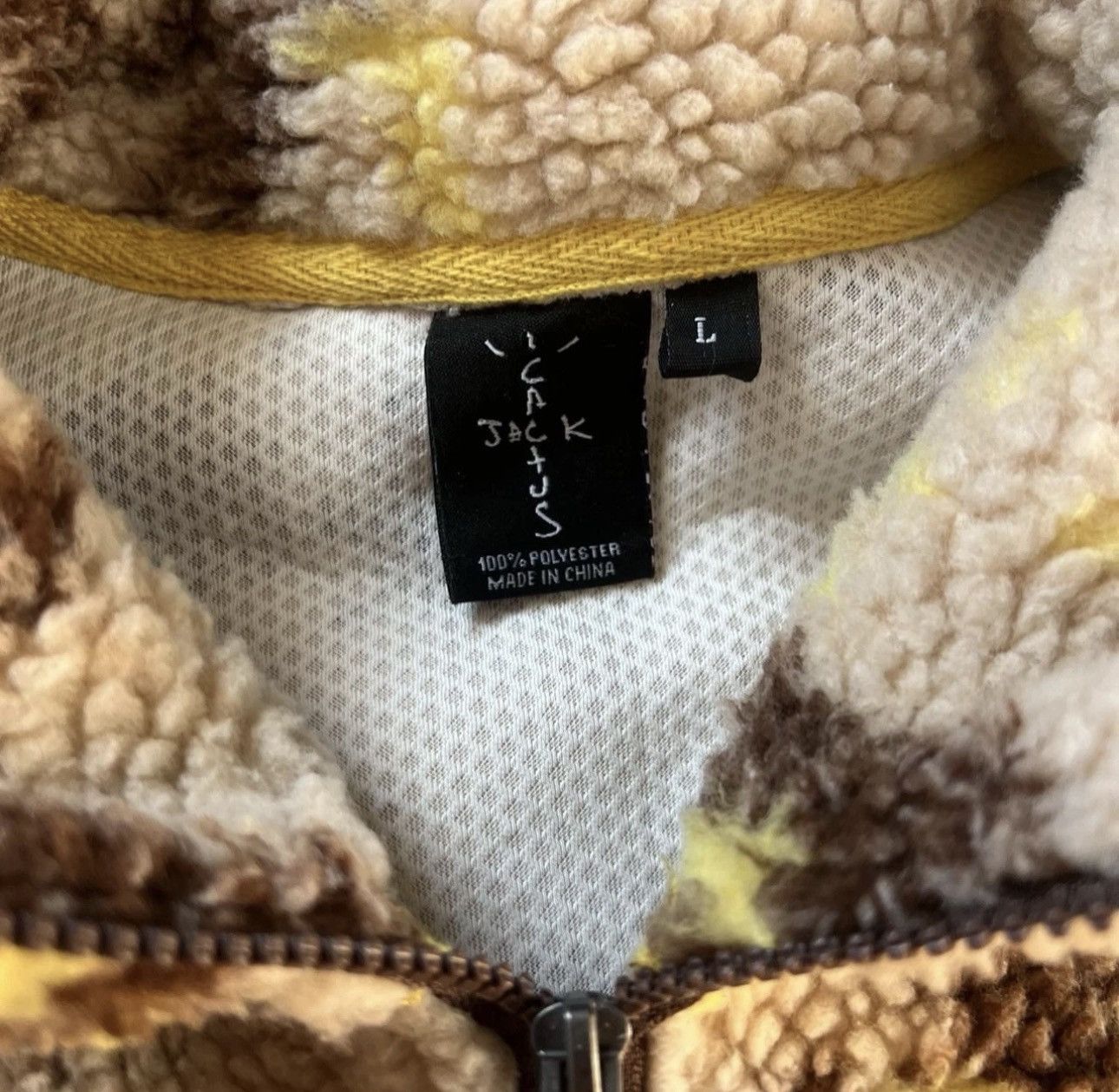 Travis Scott Travis Scott Cactus Trails Half - Zip Sherpa Pullover Size US L / EU 52-54 / 3 - 4 Thumbnail