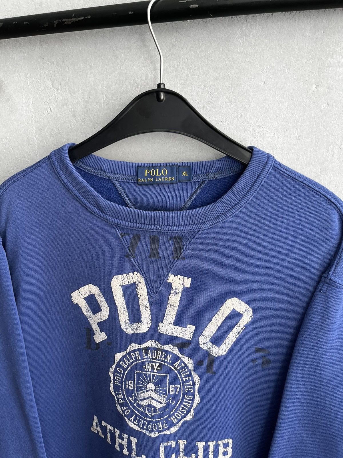 Polo Ralph Lauren × Ralph Lauren × Vintage Ralph Lauren Athletic club sweatshirt vintage Size US XL / EU 56 / 4 - 4 Thumbnail