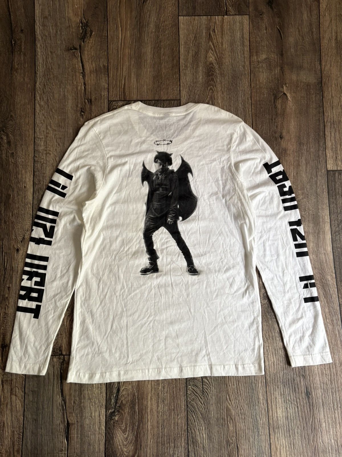 Lil Uzi Vert × Rap Tees Lil Uzi Vert 2017 Graphic Rap White Long Sleeve Shirt Size US M / EU 48-50 / 2 - 7 Thumbnail
