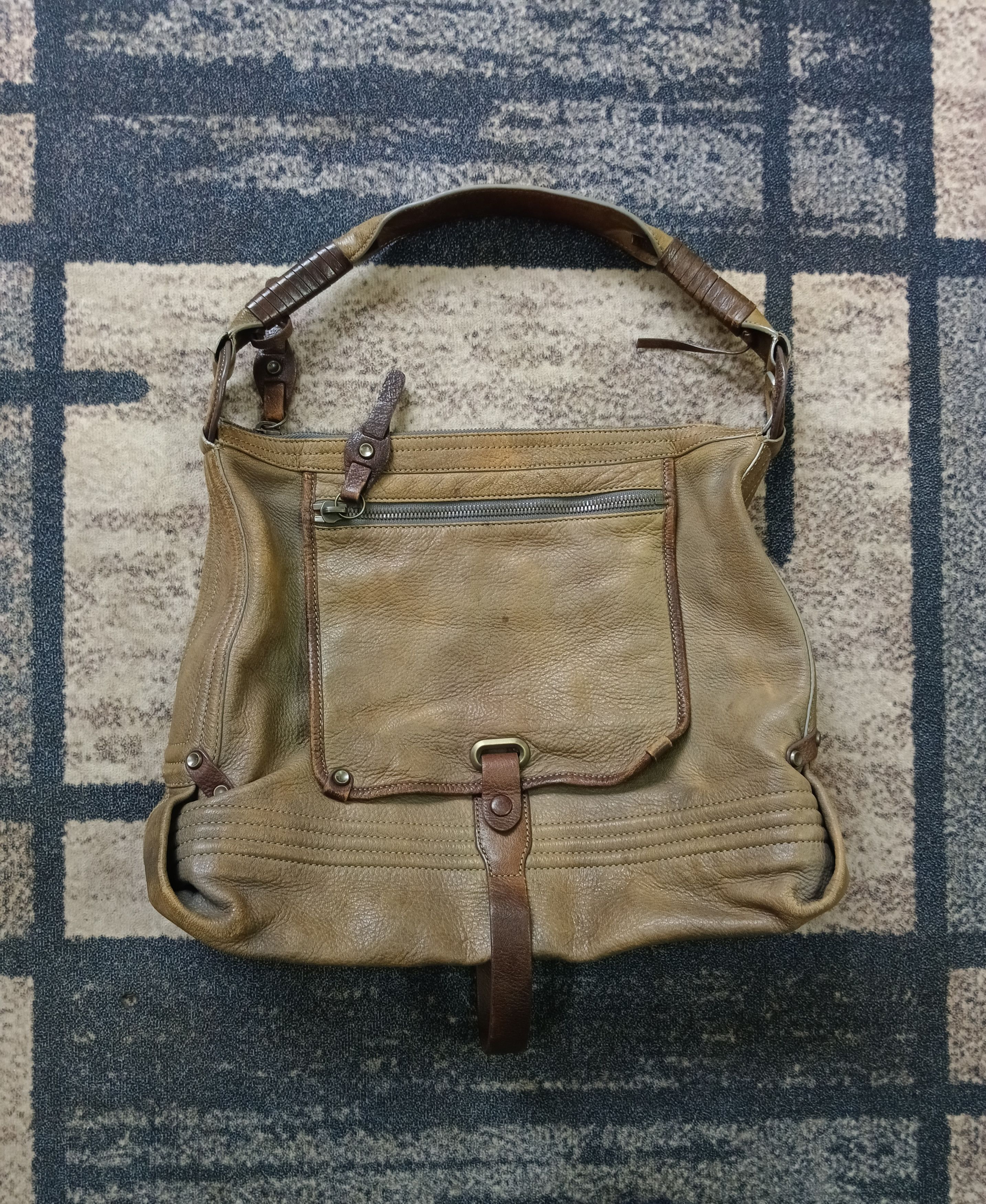 Theory Theory Hobo Patina Leather Size ONE SIZE - 1 Thumbnail