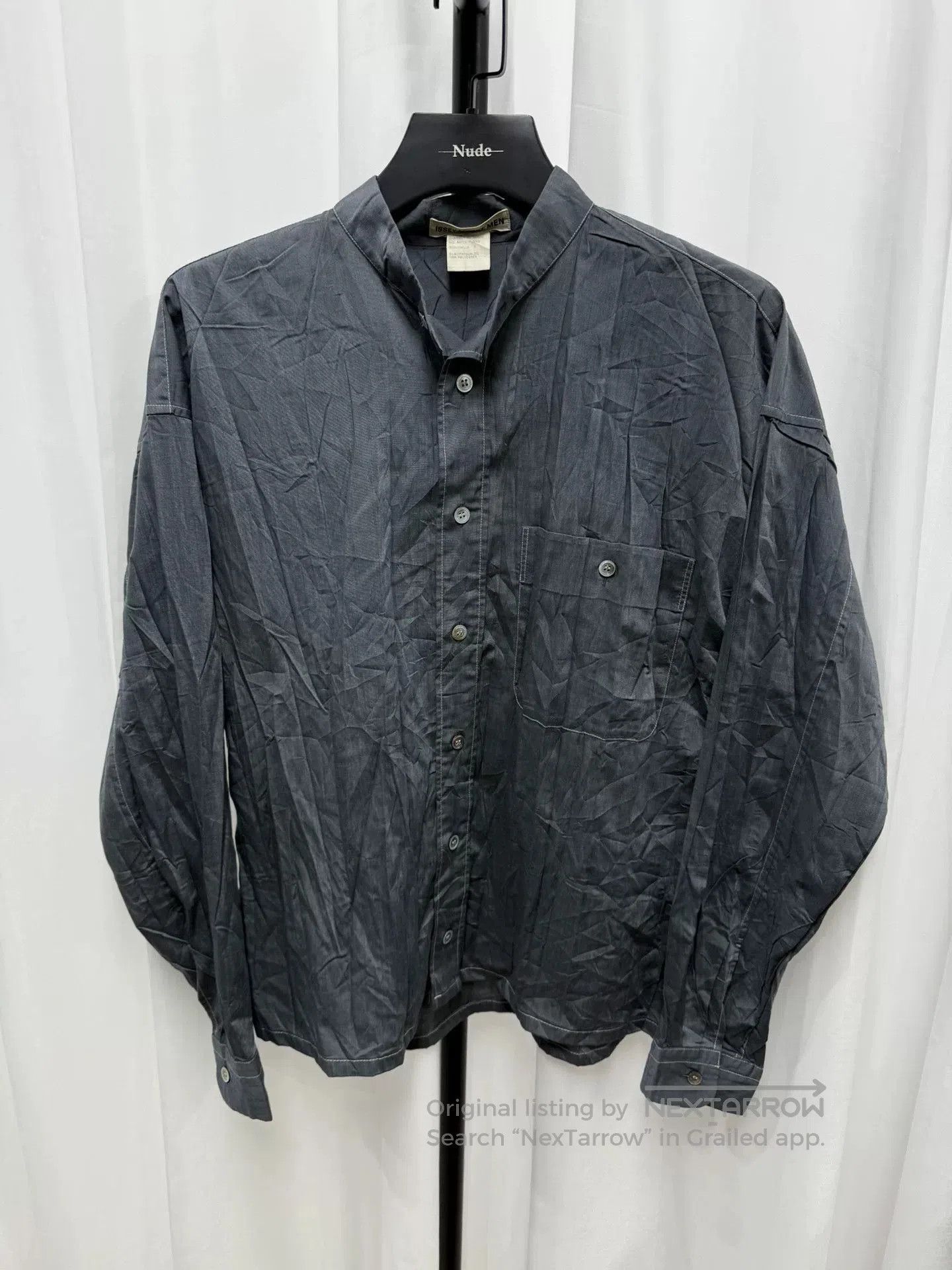 Issey Miyake Issey Miyake Striped Pleated Shirt. Size US M / EU 48-50 / 2 - 1 Thumbnail