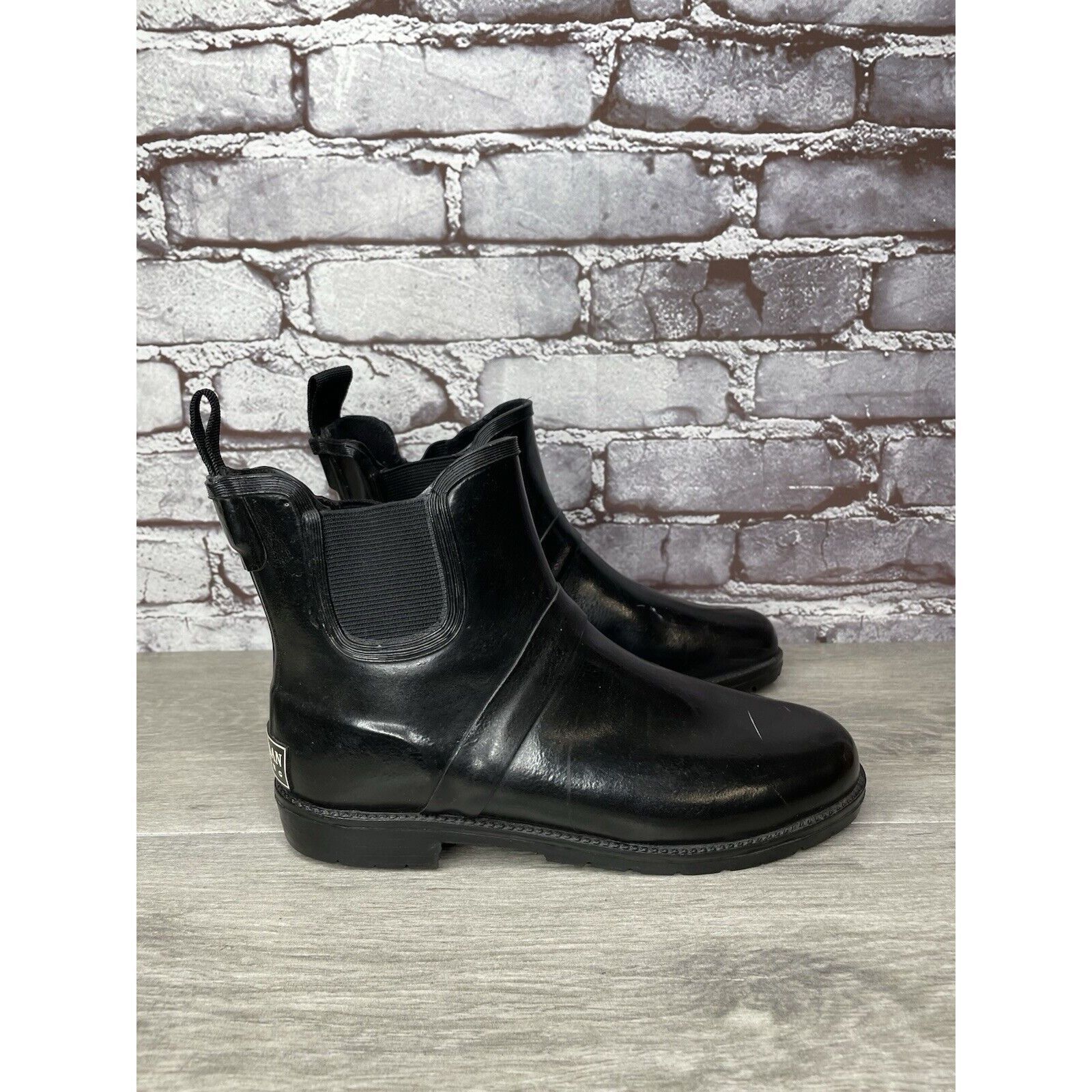 Cole Haan Cole Haan Sporting Black Rubber Pull On Chelsea Ankle Rain B Size US 6 / IT 36 - 20 Thumbnail