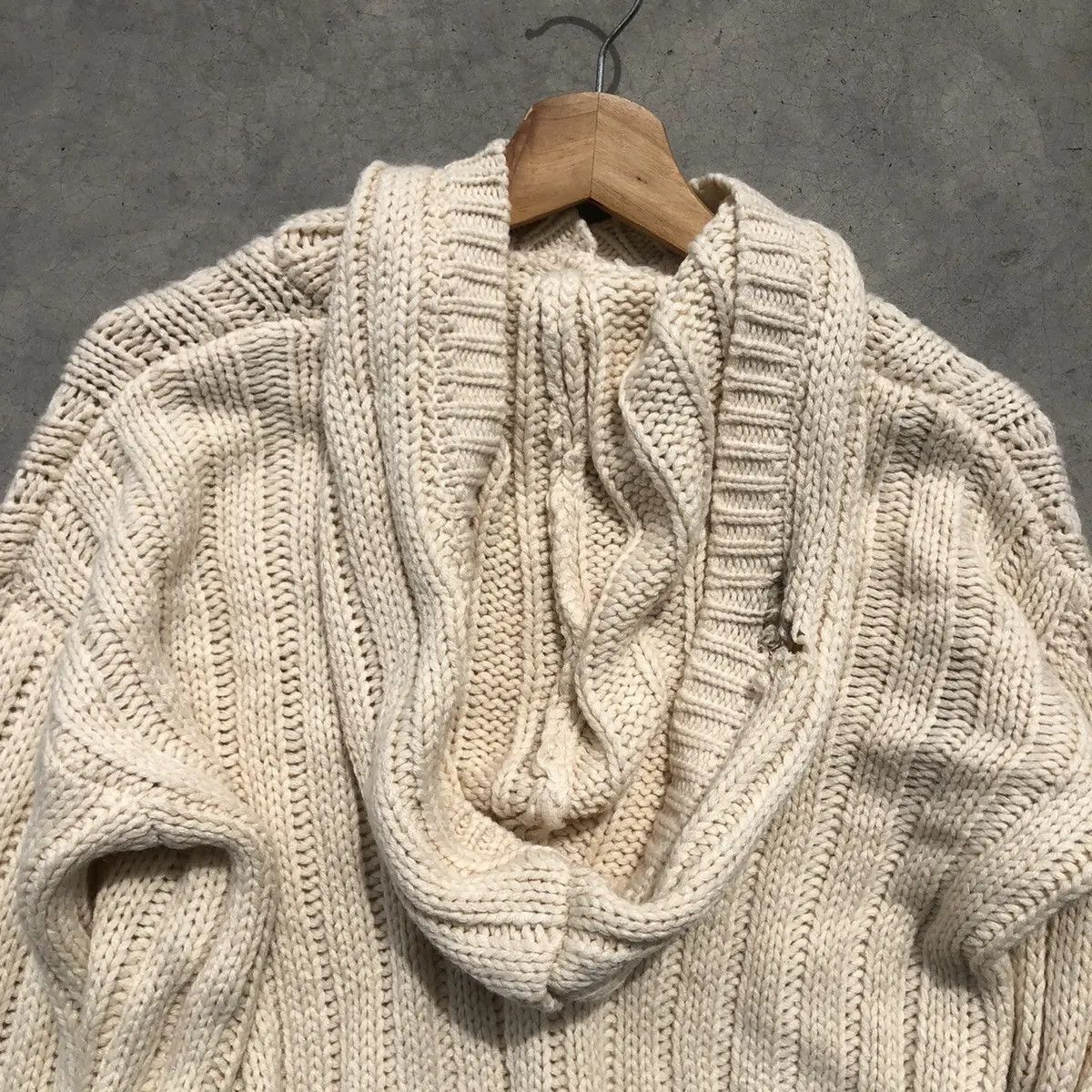 Homespun Knitwear × Japanese Brand Japanesebrand Knitsweater Strecth/Pullover With Hoodie Size US L / EU 52-54 / 3 - 10 Thumbnail