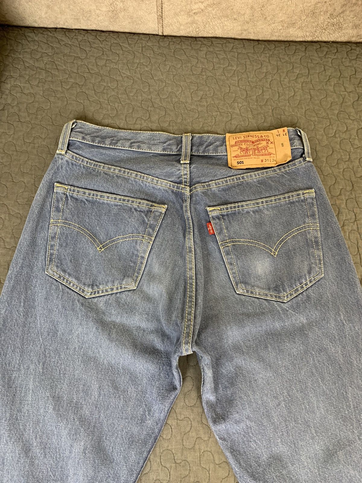Levi's × Vintage Vintage Levi’s 501 Denim Jeans Size W31/L34 Size US 31 - 15 Thumbnail