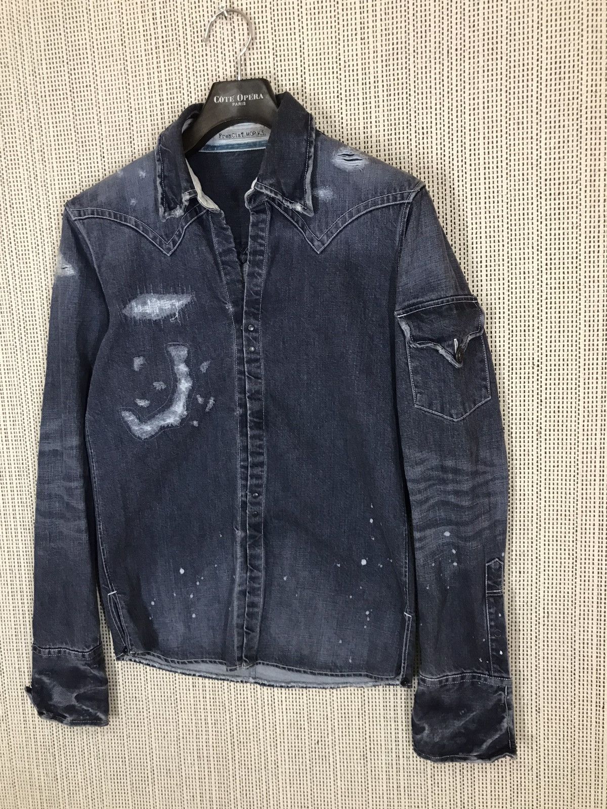 FranCisT MOR.K.S 🔥FRANCIST MOR K.S JACKET NO BUTTON DISTRESSED DESIGN🔥 Size US M / EU 48-50 / 2 - 2 Thumbnail