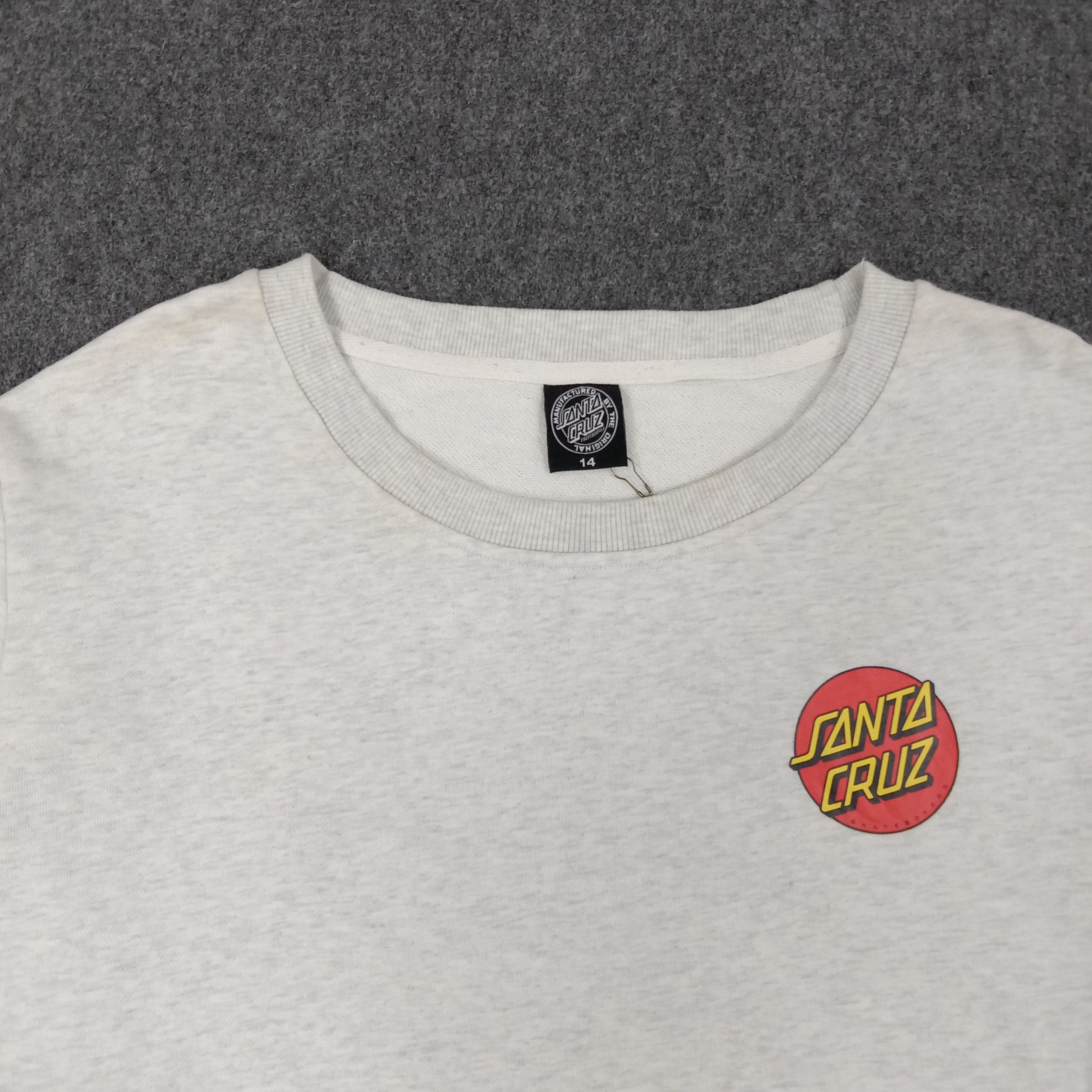 Santa Cruz Skateboards × Vintage Santa Cruz Skateboards Style Sweatshirt C221N15 Size US XL / EU 56 / 4 - 5 Thumbnail