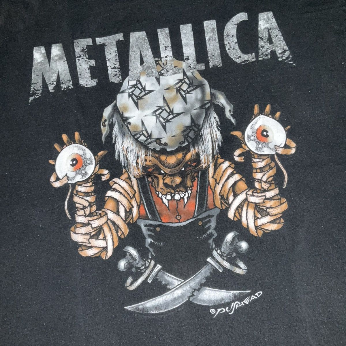 Metallica Metallica Vintage 2003 Pushead T-shirt Size US XL / EU 56 / 4 - 2 Thumbnail