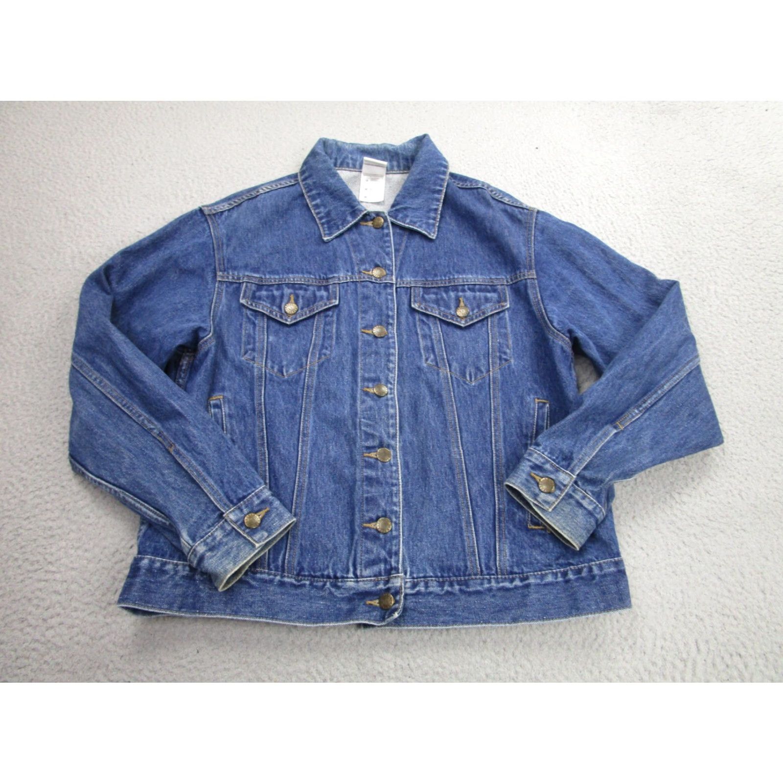 Vintage VINTAGE Warner Bros Jacket Shirt Womens M Blue Tweety Denim Bomber 90s 90s Theme Size 32" / US 10 / IT 46 - 2 Thumbnail