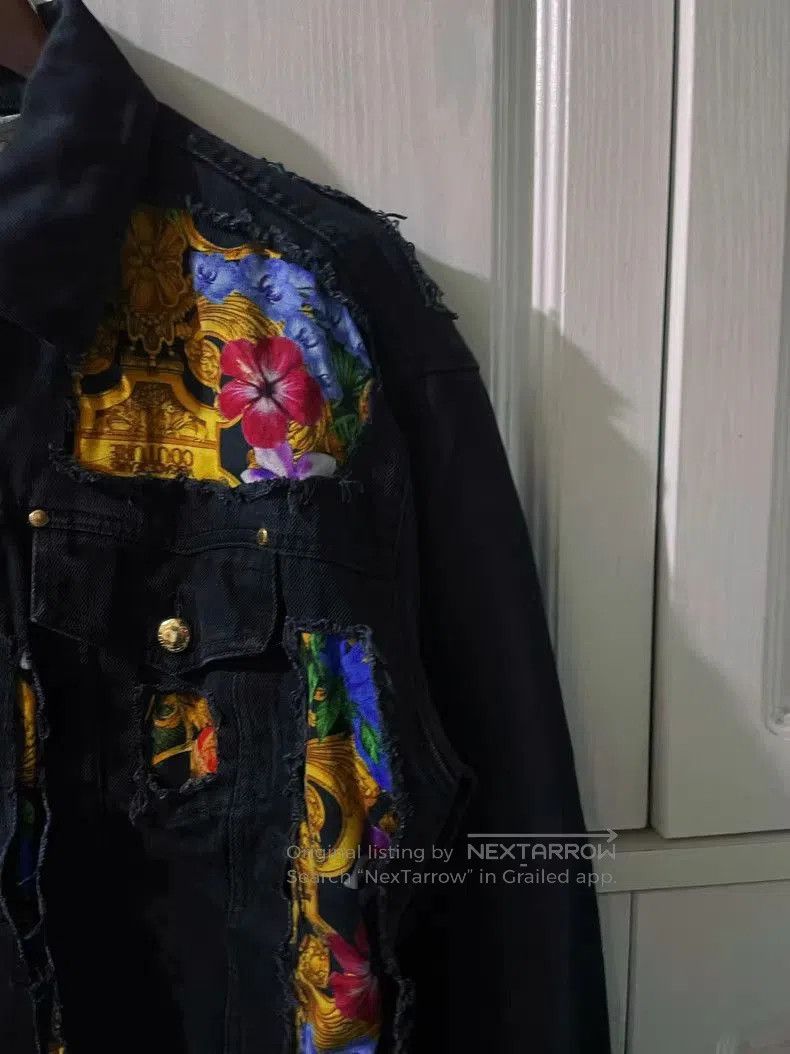 Versace Versace Jungle Couture Denim Jacket . Size US S / EU 44-46 / 1 - 4 Thumbnail