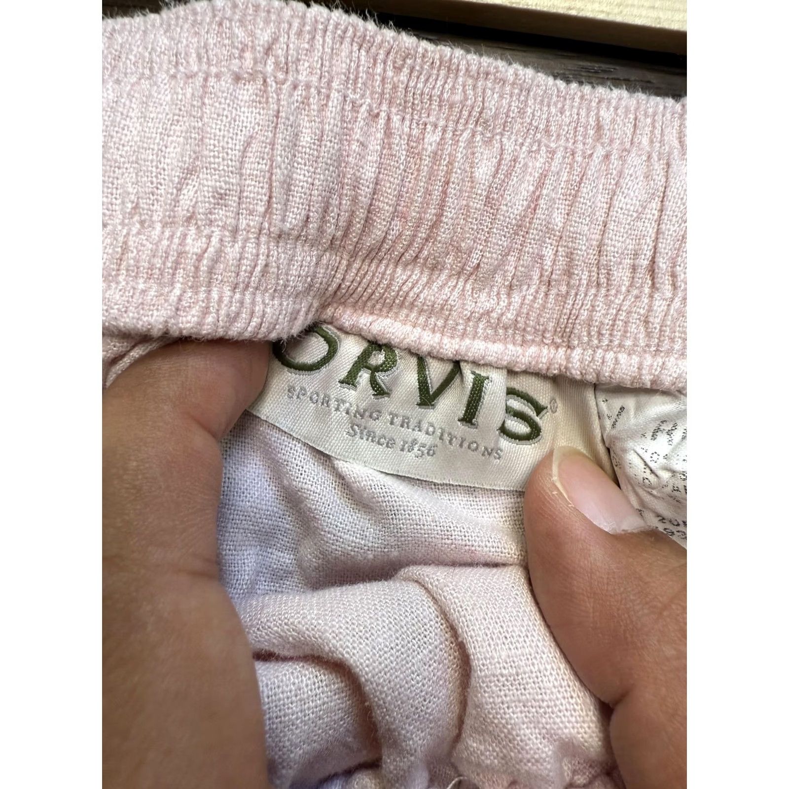 Orvis VINTAGE Orvis Skirt Womens S Pink Tiered Peasant Elastic Waist Drawstring Made USA Size 28" / US 6 / IT 42 - 4 Thumbnail