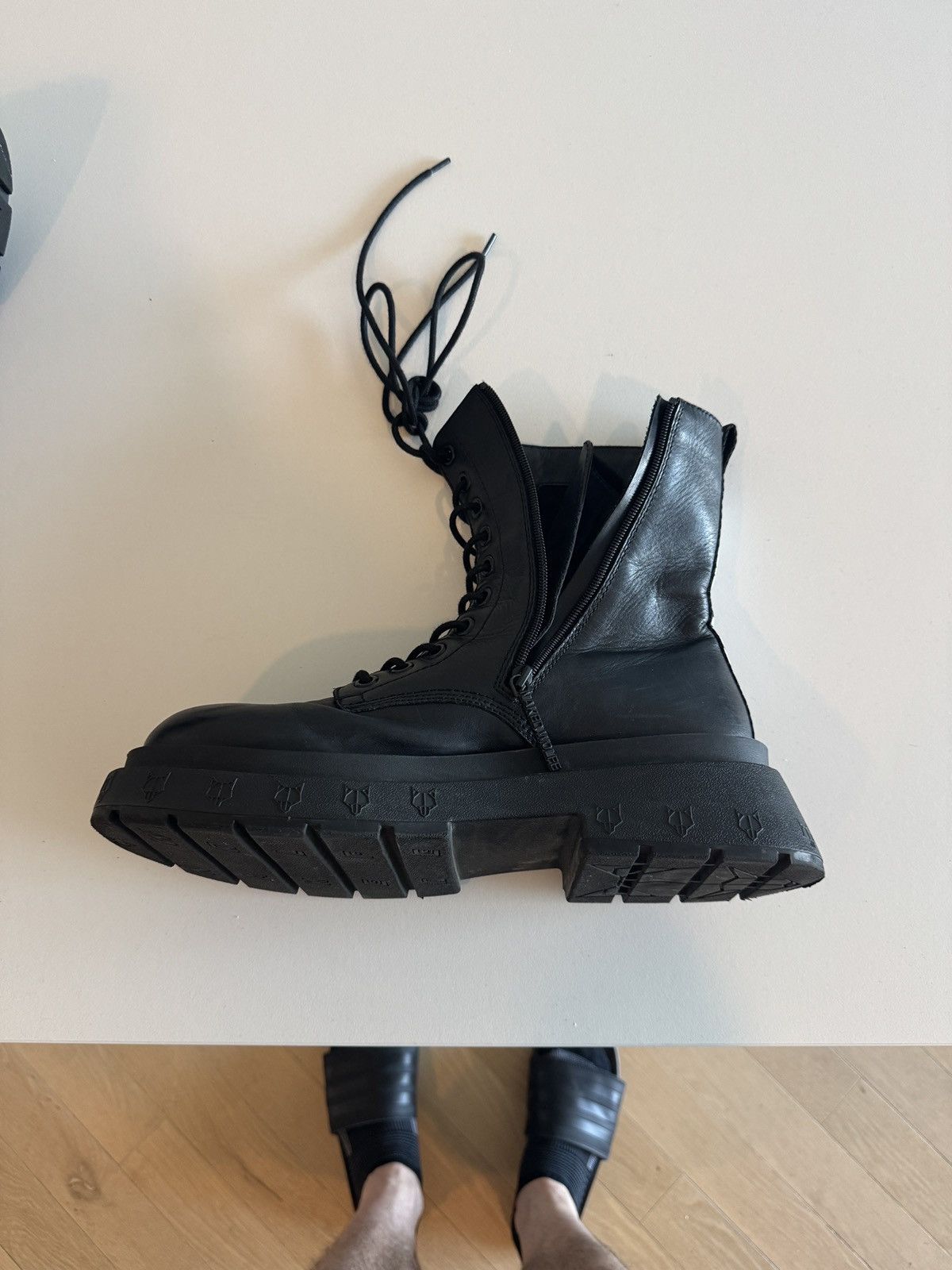 NAKED WOLFE Naked Wolfe Leather Boots Size US 12 / EU 45 - 6 Thumbnail