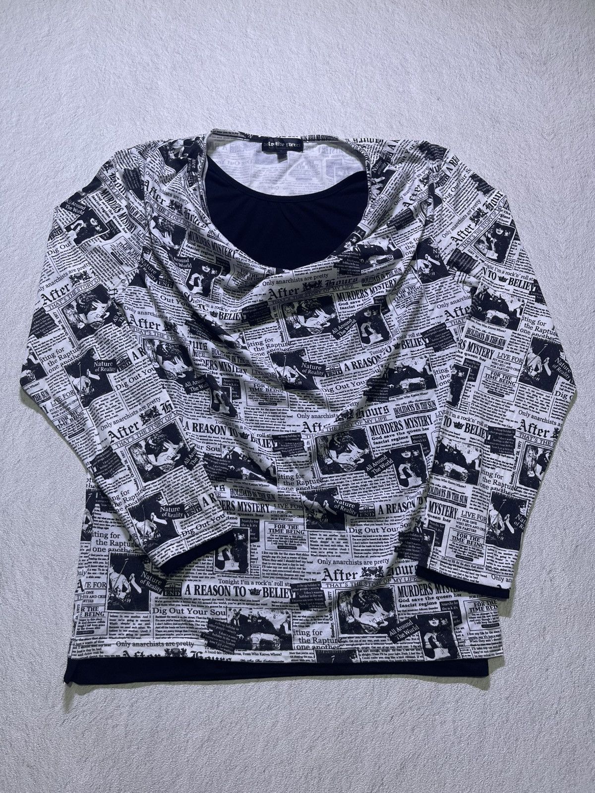 Japanese Brand Y2K DELECTIBE STRUCT long sleeve tshirt Size US M / EU 48-50 / 2 - 1 Thumbnail