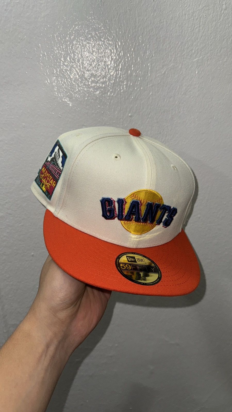 New Era New Era 59fifty White San Francisco Giants Fitted Hat Size ONE SIZE - 1 Thumbnail