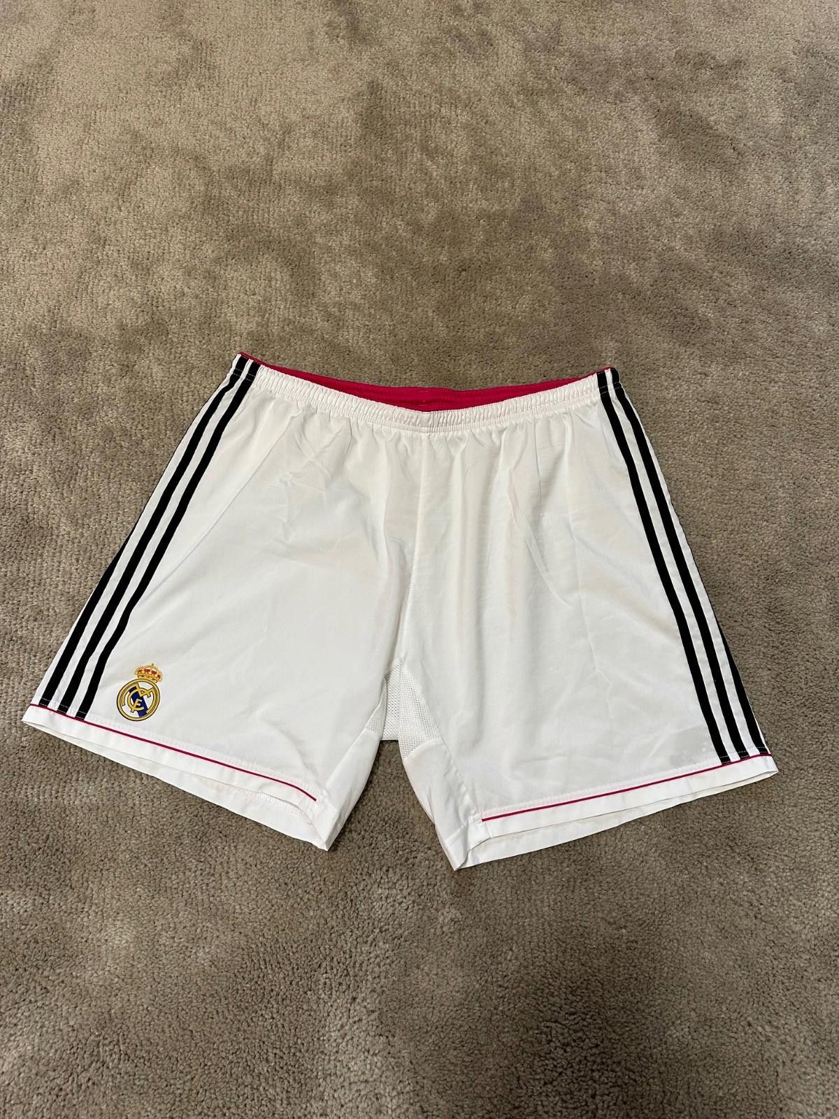 Adidas MENS ADIDAS FC REAL MADRID 2014/2015 SHORTS FOOTBALL SOCCER Size US 32 / EU 48 - 1 Thumbnail
