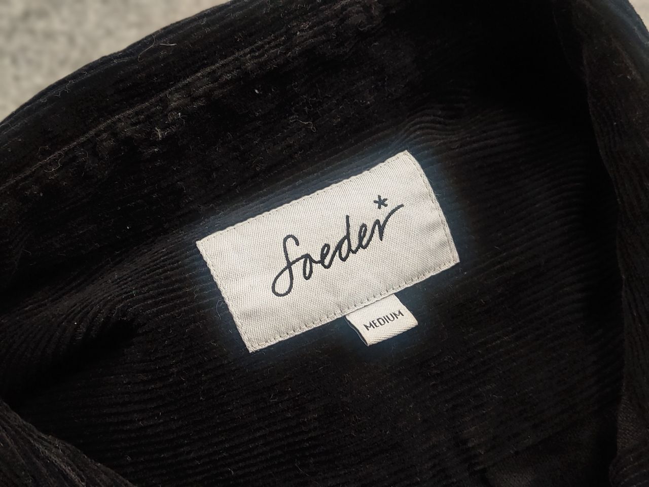 Other Soeder Design Zurich Snap Button Solid Corduroy Overshirt Size US M / EU 48-50 / 2 - 11 Thumbnail