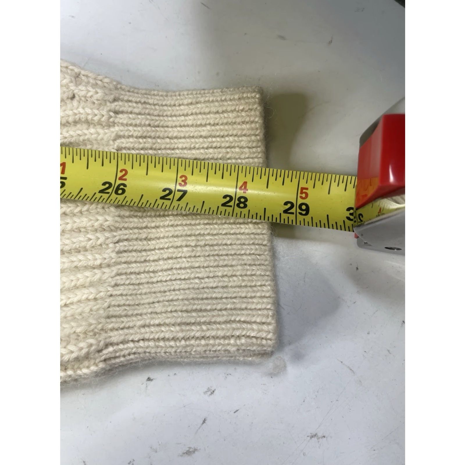J.Crew J.CREW Sweater Cardigan Womens XL Ivory V-Neck Ribbed Alpaca Blend Knit BX468 Heavy Size XL / US 12-14 / IT 48-50 - 7 Thumbnail