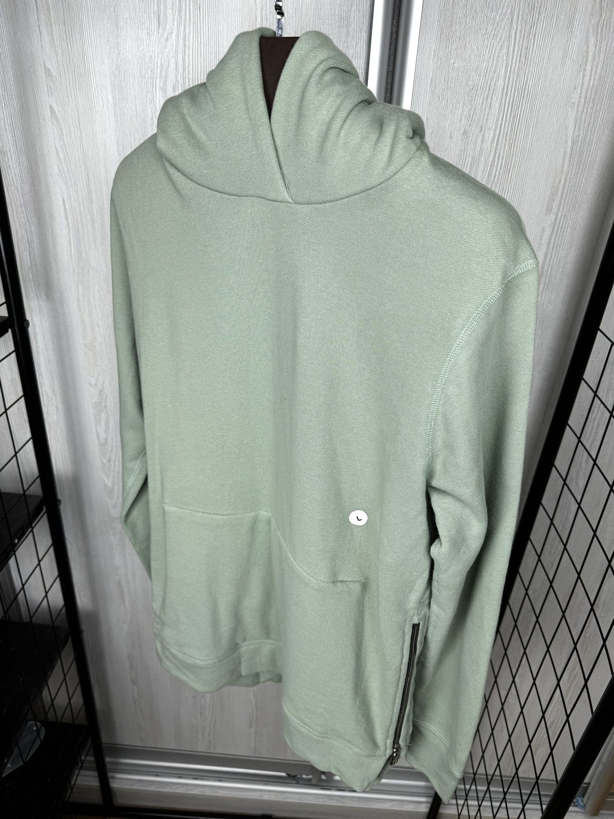 John Elliott John Elliott light green sides zippers made in USA hoodie Size US L / EU 52-54 / 3 - 6 Thumbnail