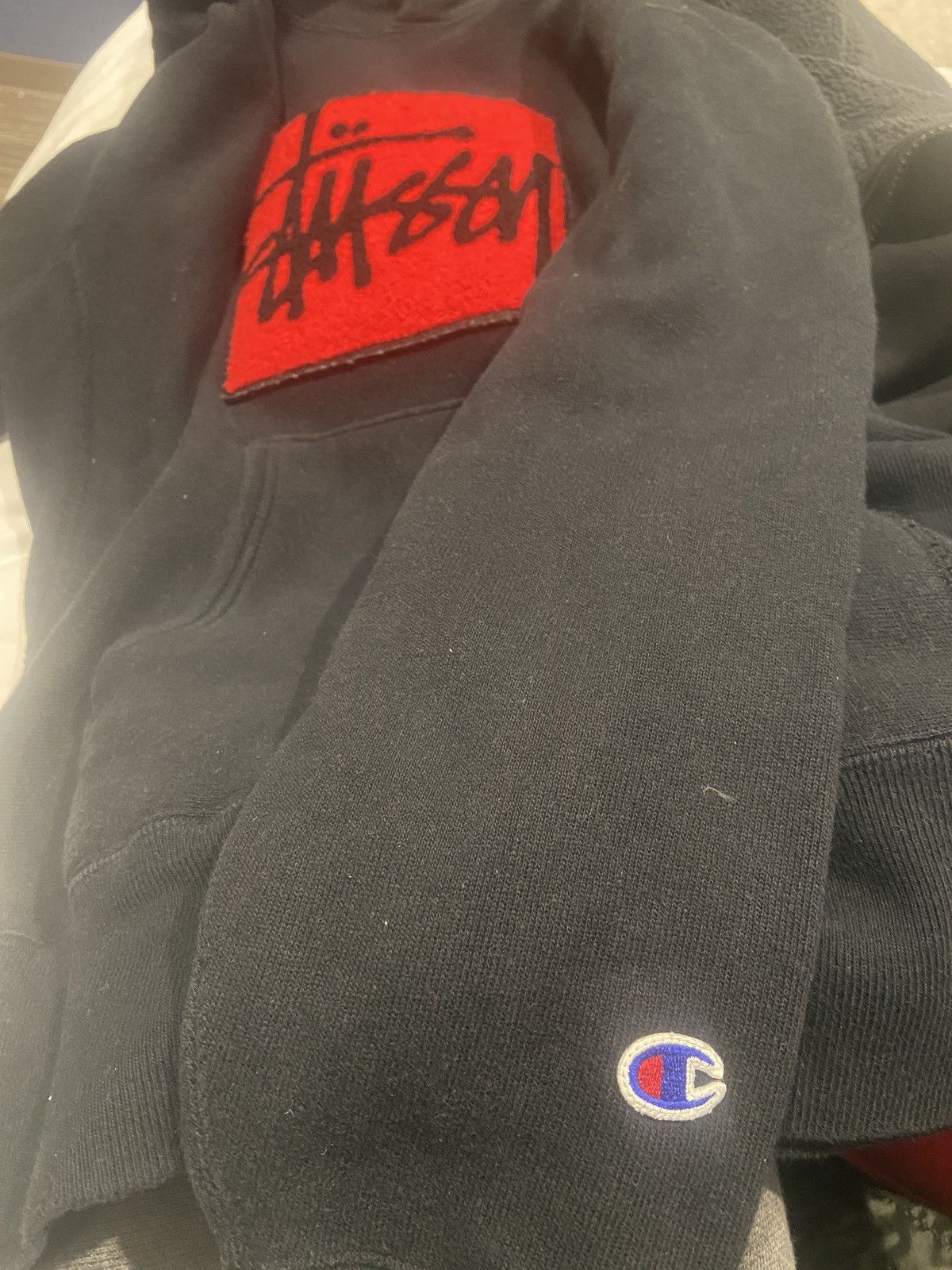 Stussy x Champion Reverse Weave Hoodie Stussy x Champion Reverse Weave Hoodie
