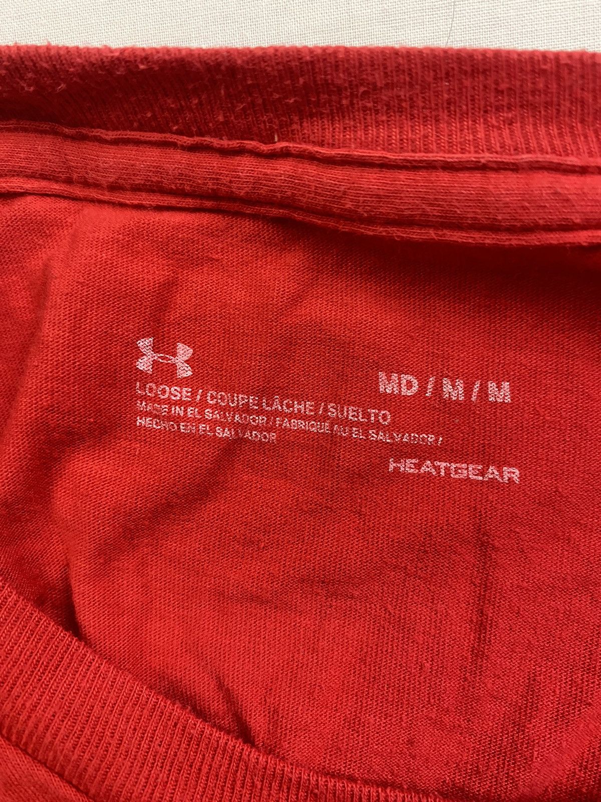 Under Armour × Vintage VINTAGE Under Armour t-shirt short sleeve M red y2k Size US M / EU 48-50 / 2 - 3 Thumbnail