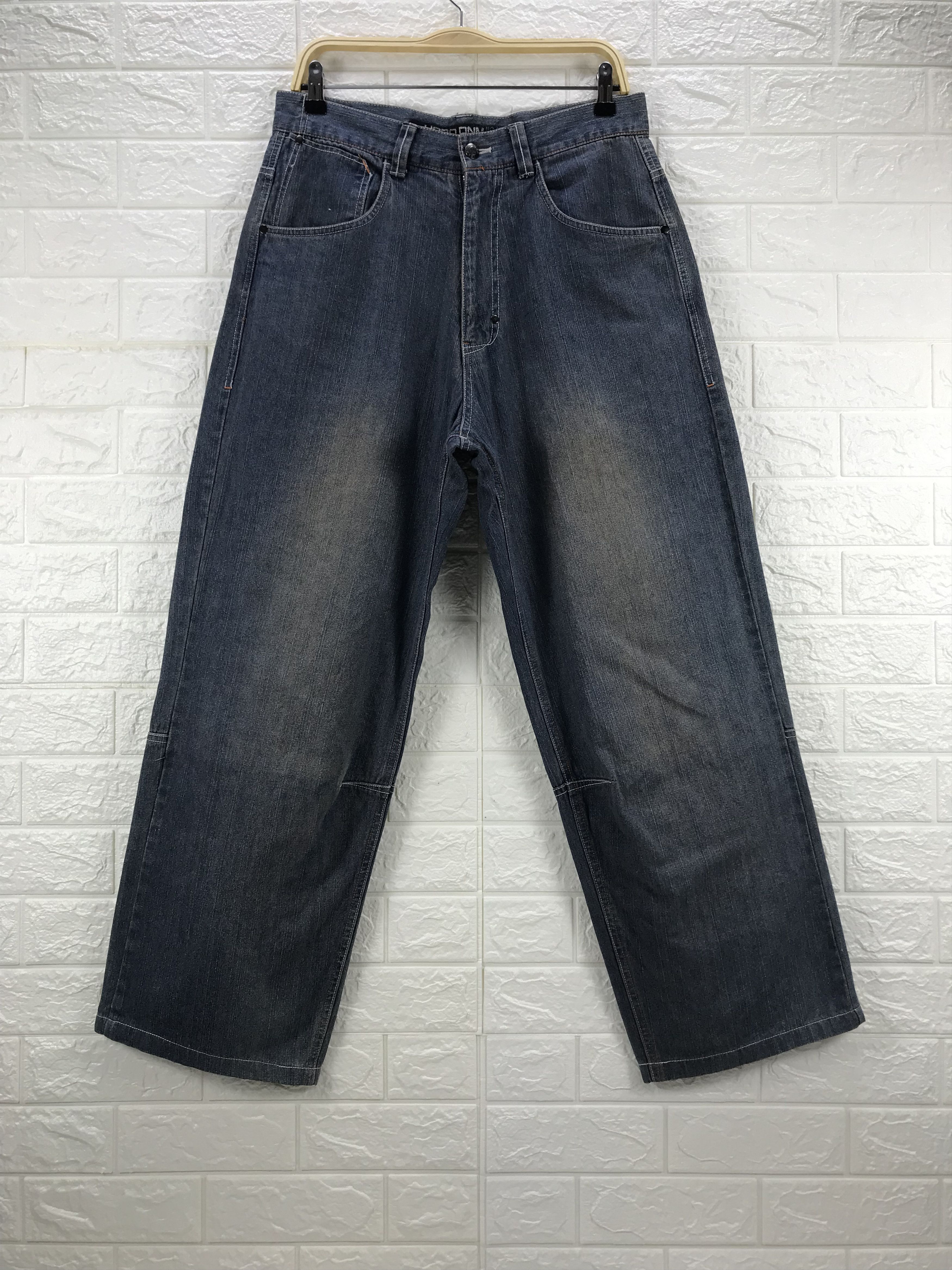 Hobo Vintage Hobo Embroidered Wide Baggy Jeans Size US 32 / EU 48 - 7 Thumbnail
