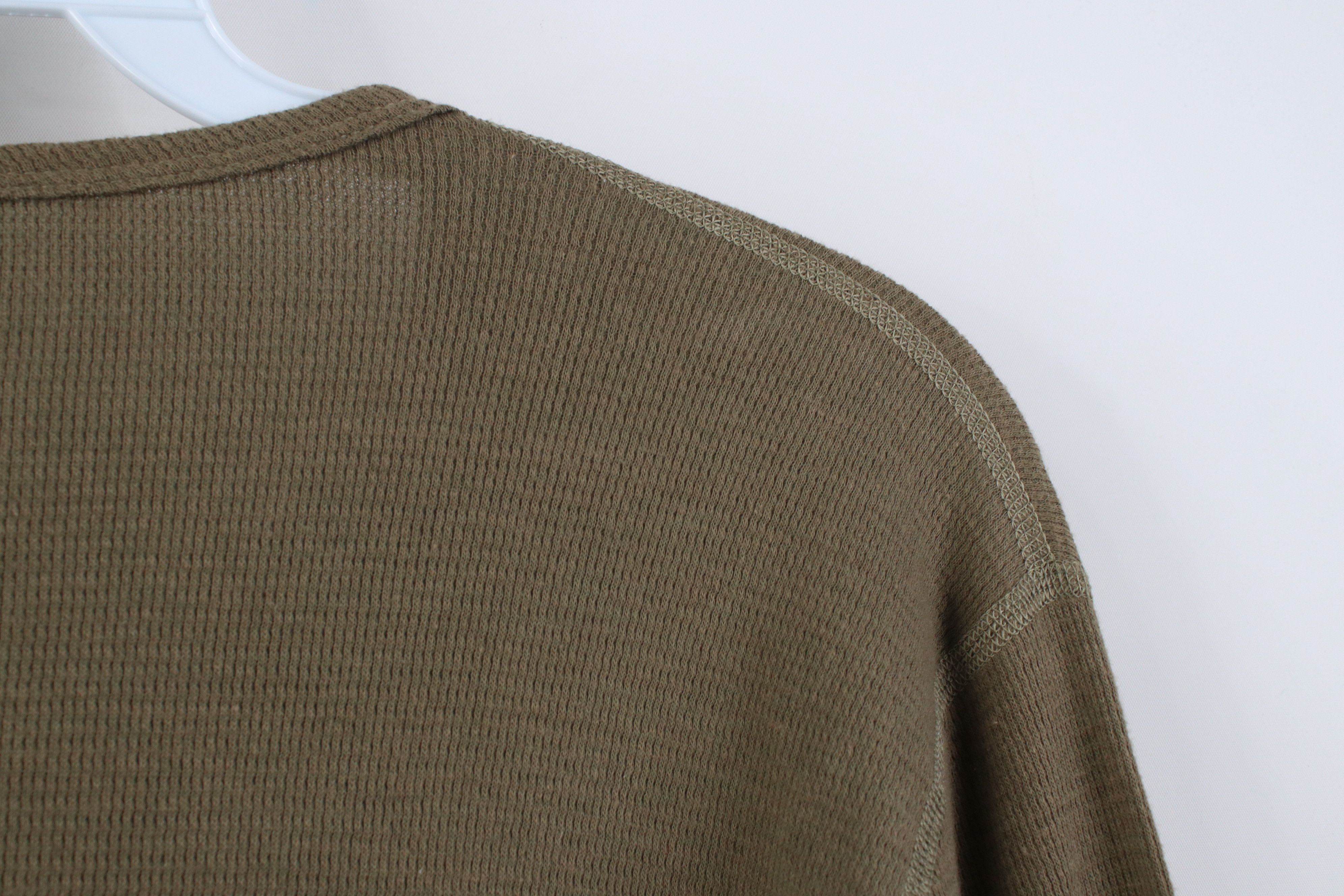Vintage Vintage Y2K American Apparel Thermal Waffle Knit T-Shirt USA Size US XXL / EU 58 / 5 - 10 Thumbnail