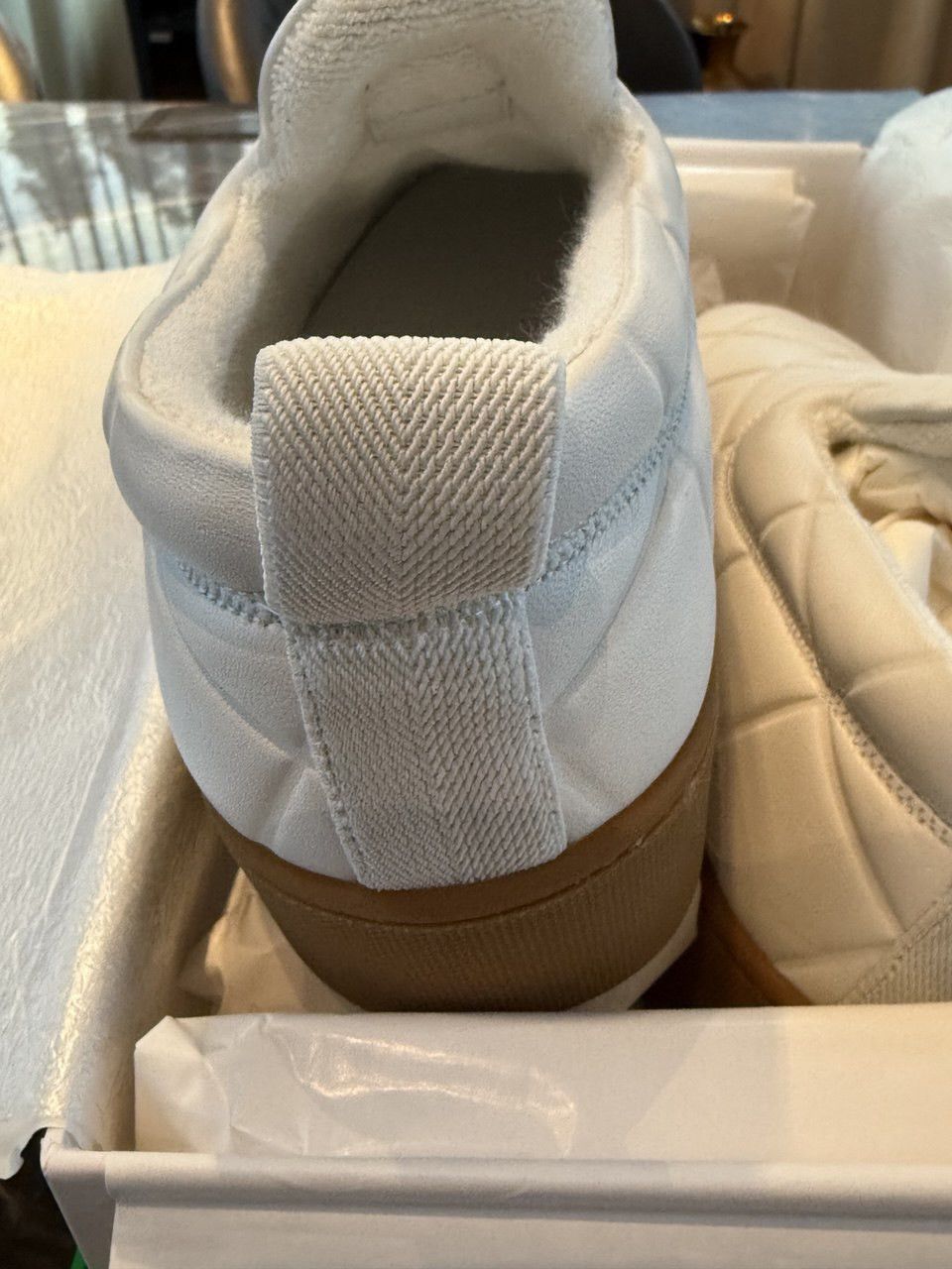 Bottega Veneta Bottega Veneta Quilted Embossed Lambskin Slipon Sneaker Size US 10 / IT 40 - 7 Thumbnail