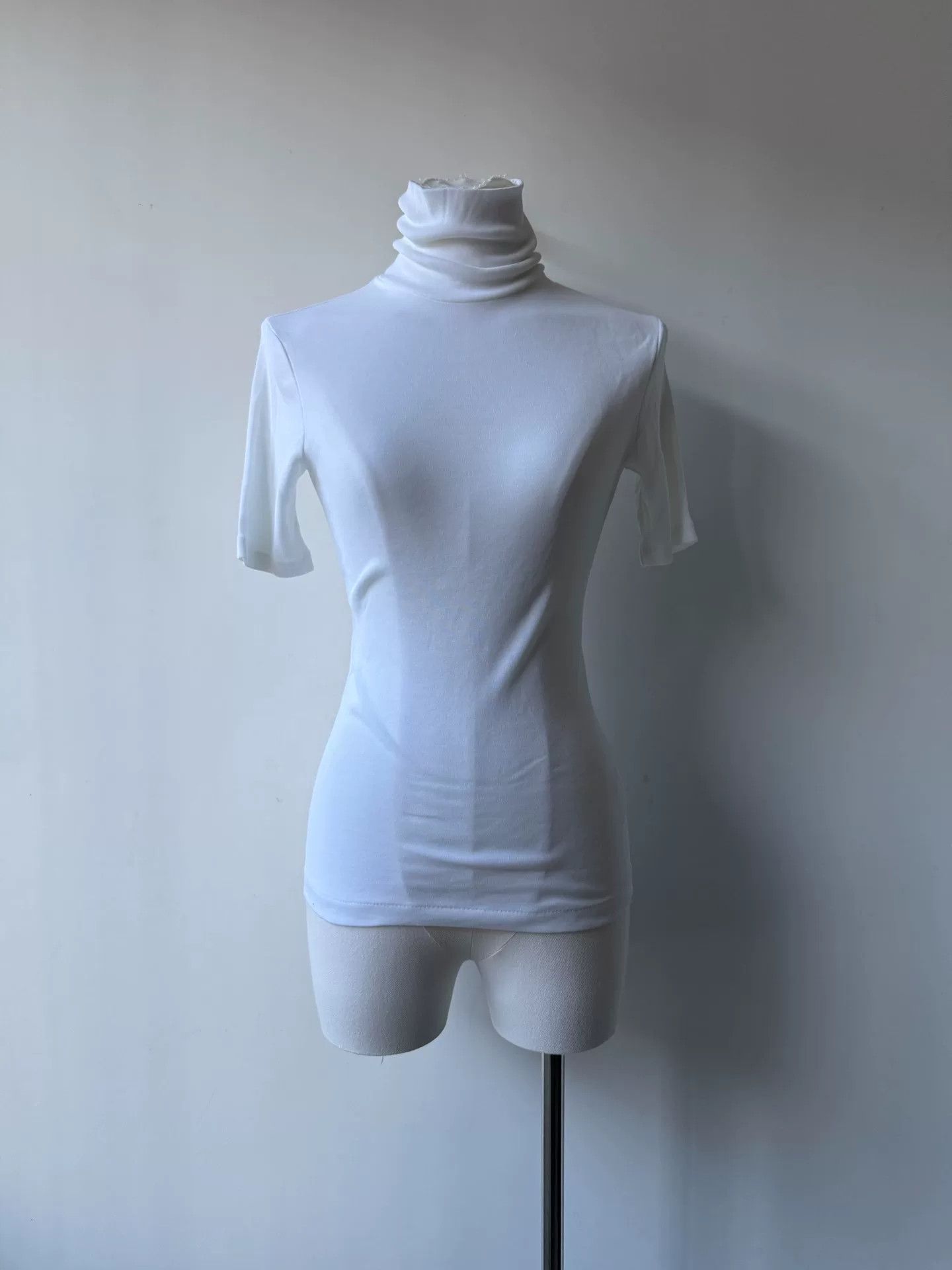 Y's Yohji Yamamoto Y's High Neck Short Sleeve T-Shirt Size M / US 6-8 / IT 42-44 - 1 Thumbnail