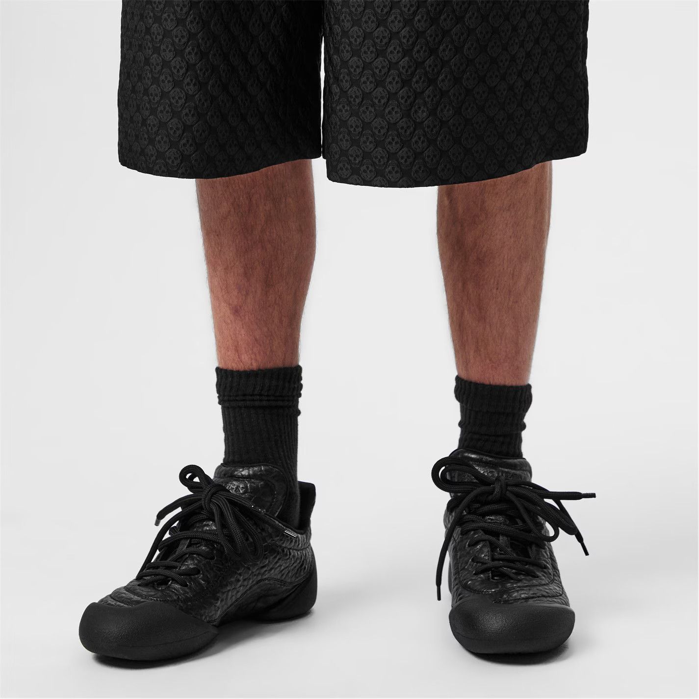 Alexander McQueen o1g2r1mq0326 Flexion Sneakers in Black Size US 11 / EU 44 - 2 Thumbnail