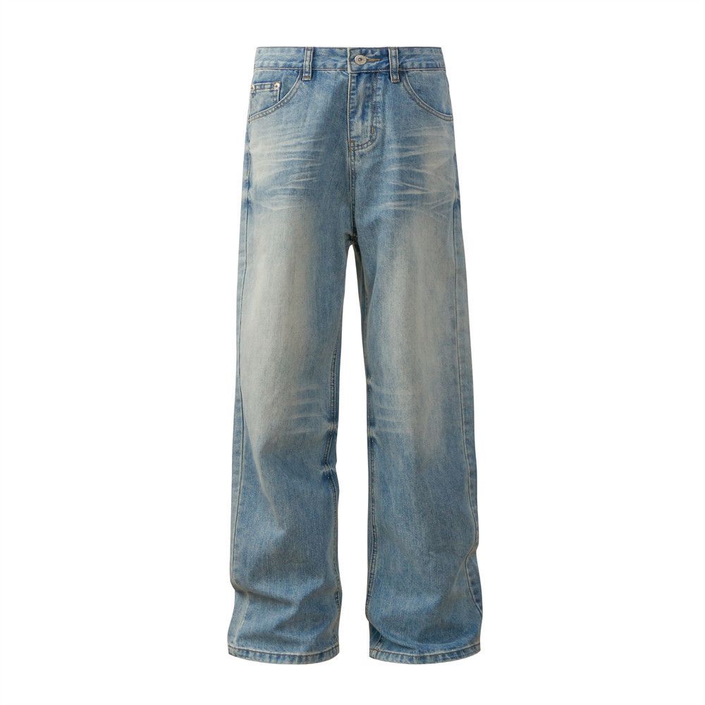 Japanese Brand × Jean Men's retro punk street washed distressed jeans y2k Size US 32 / EU 48 - 1 Thumbnail