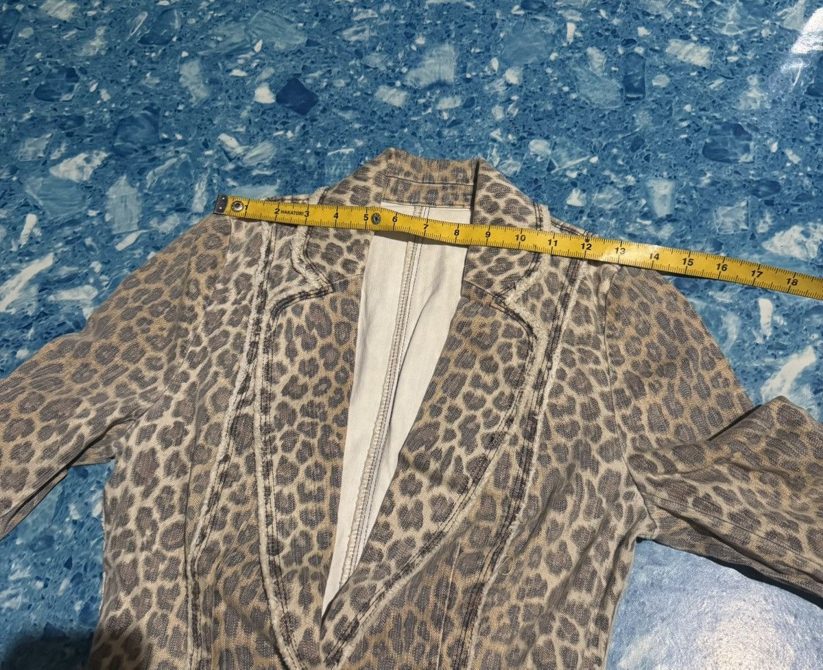 20471120 Vintage Leopard Blazer Ifsixwasnine Punk Style Size M / US 6-8 / IT 42-44 - 11 Thumbnail