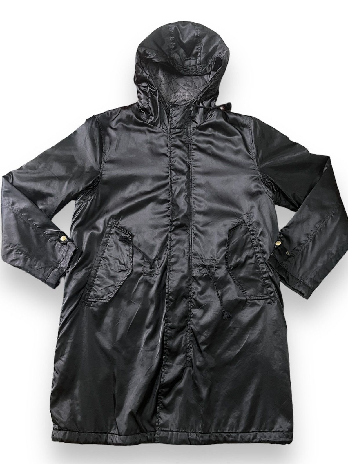 Paul Smith × Vintage Paul Smith Nylon Parkas Long Jacket Size US L / EU 52-54 / 3 - 1 Thumbnail