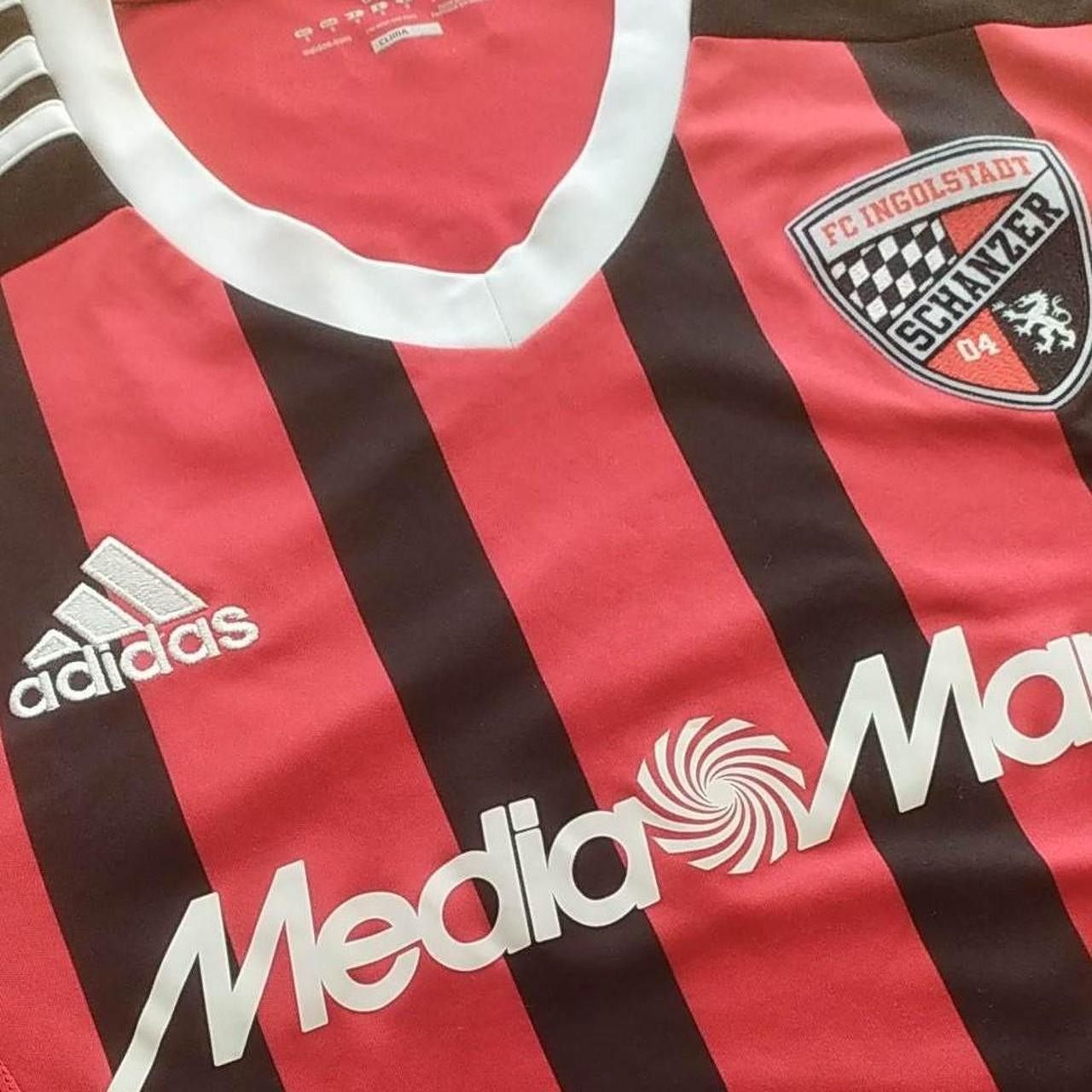 Adidas FC Ingolstadt 04 Football Shirt Adidas Home Kit 2015 2016S Size US S / EU 44-46 / 1 - 3 Thumbnail